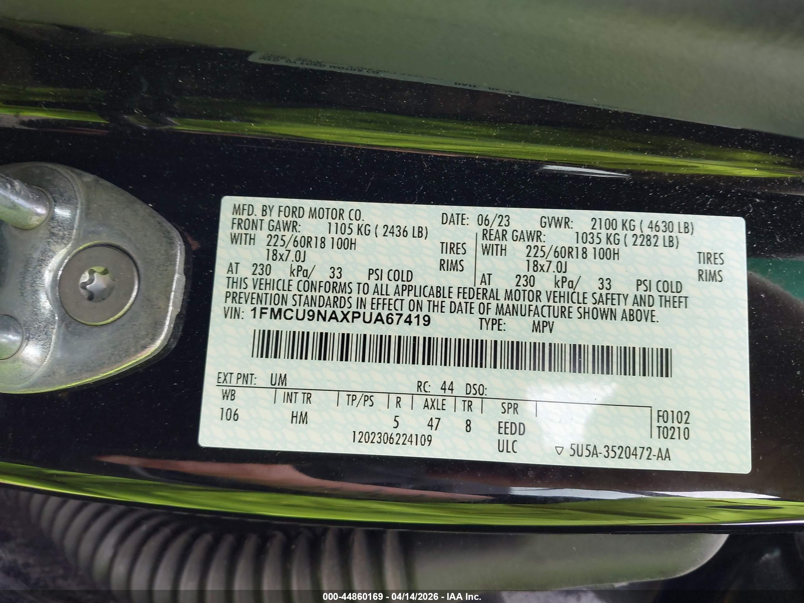 FORD ESCAPE image 9