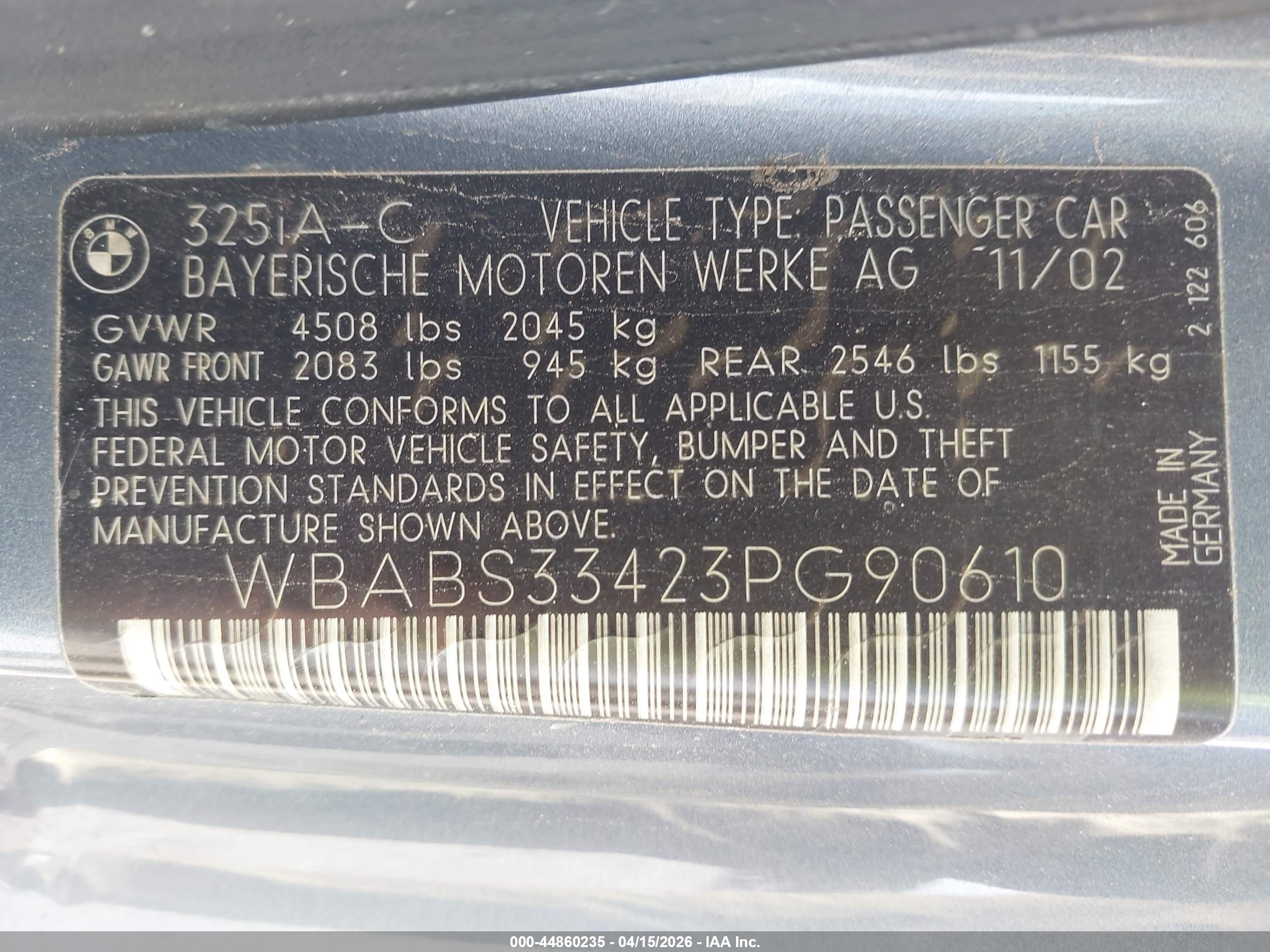 BMW 325CI image 9
