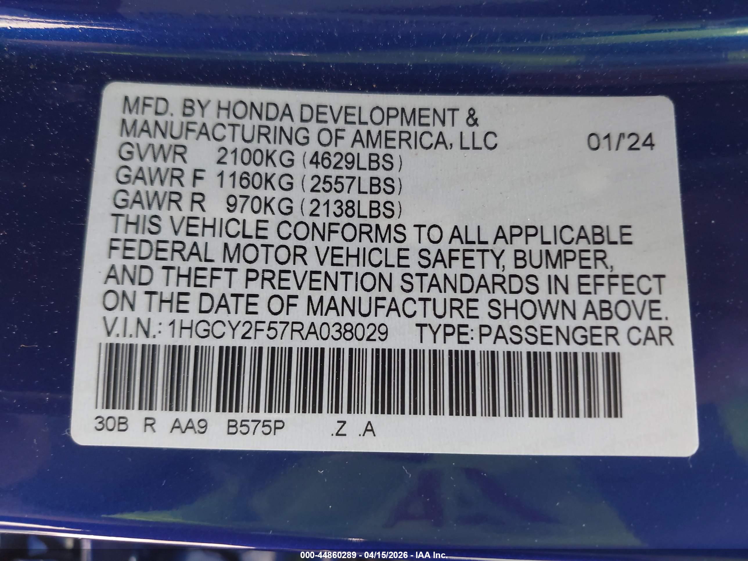 HONDA ACCORD image 9