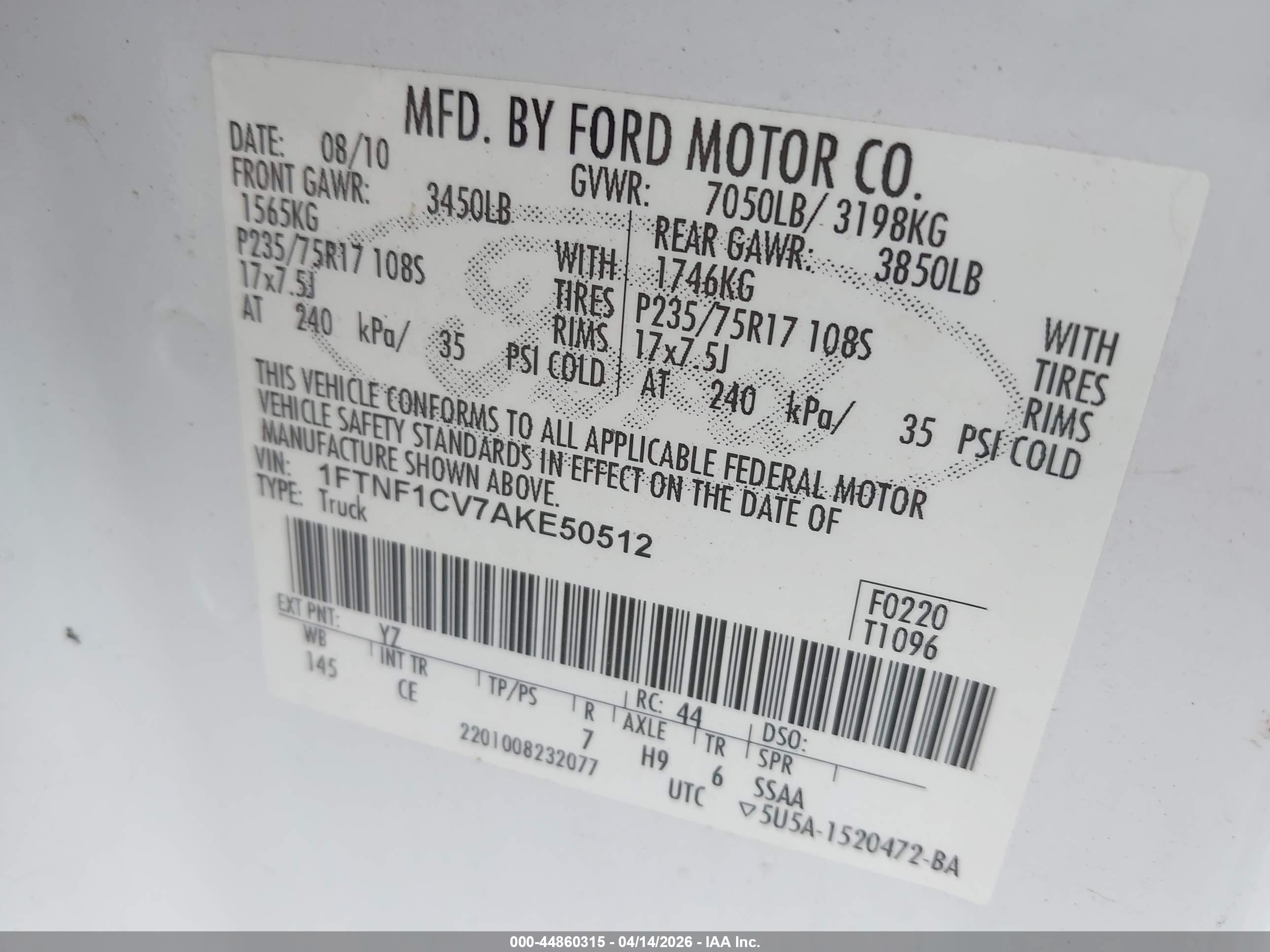 FORD F-150 image 9
