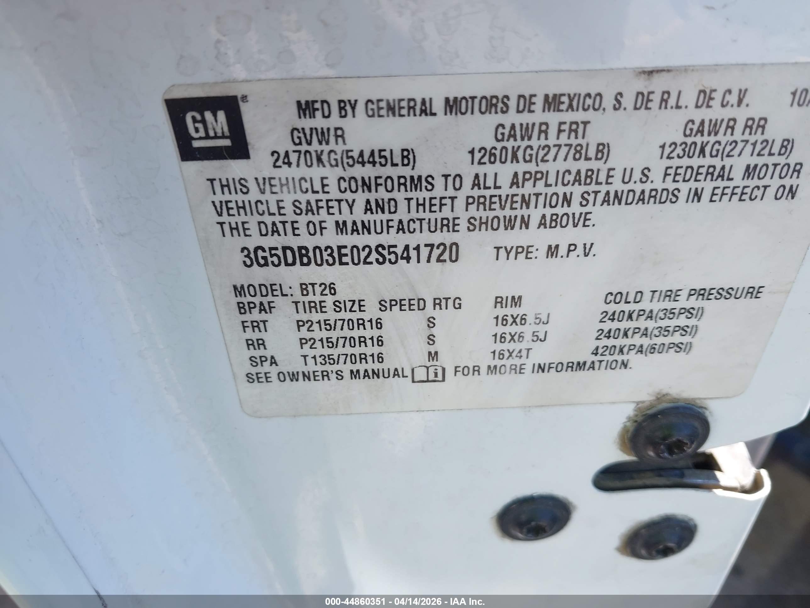 BUICK RENDEZVOUS image 9