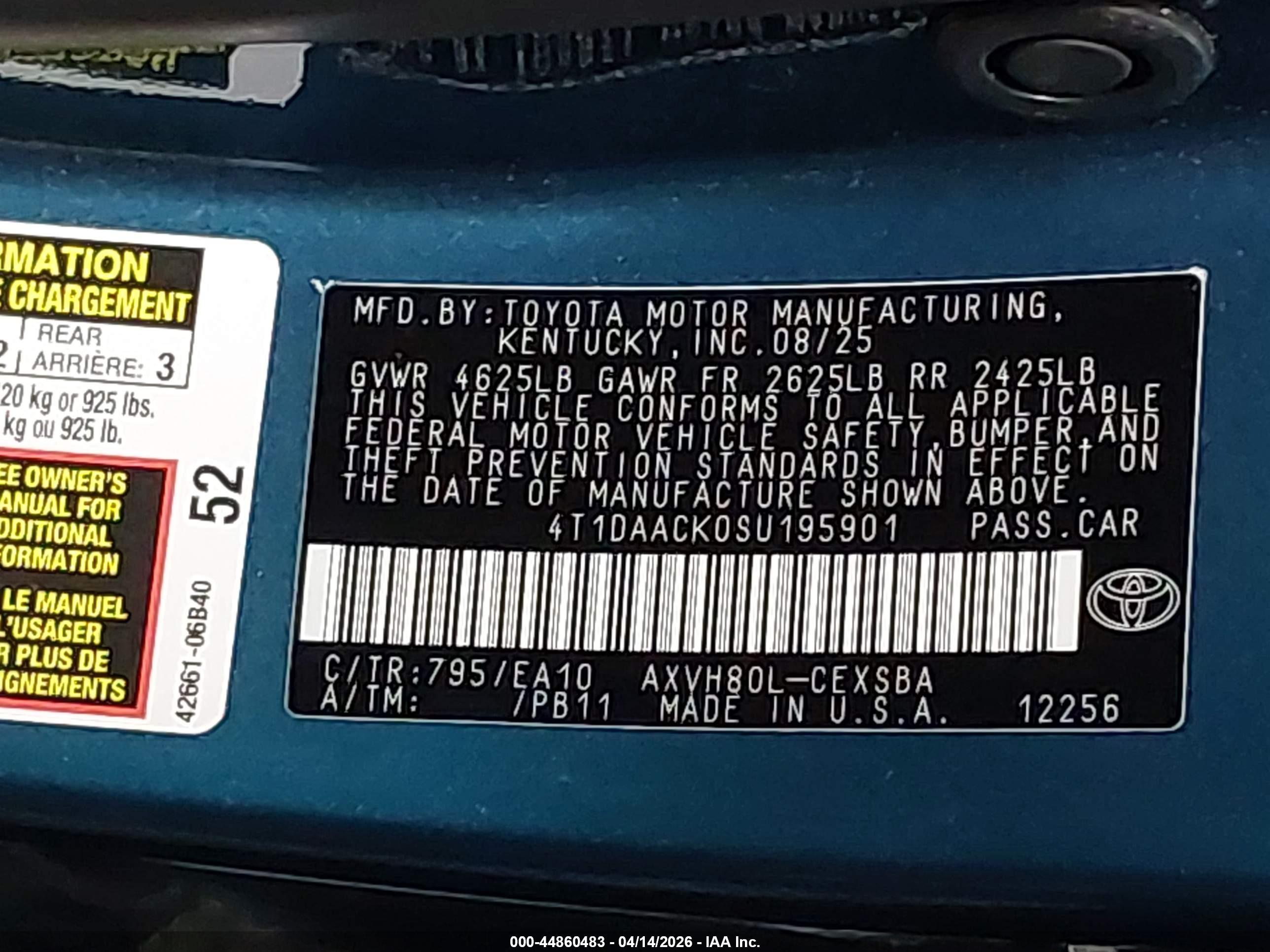 TOYOTA CAMRY image 9