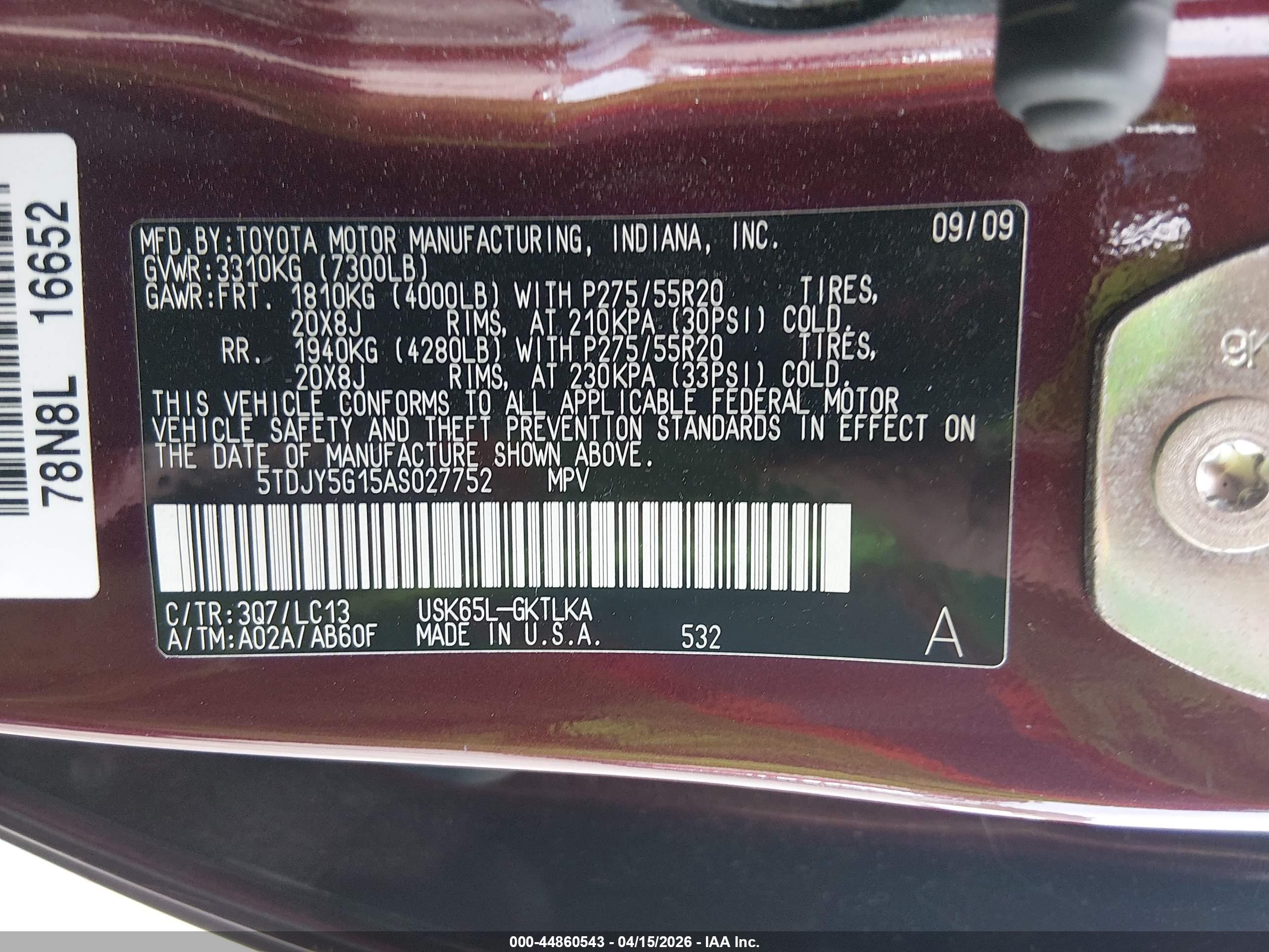TOYOTA SEQUOIA image 9