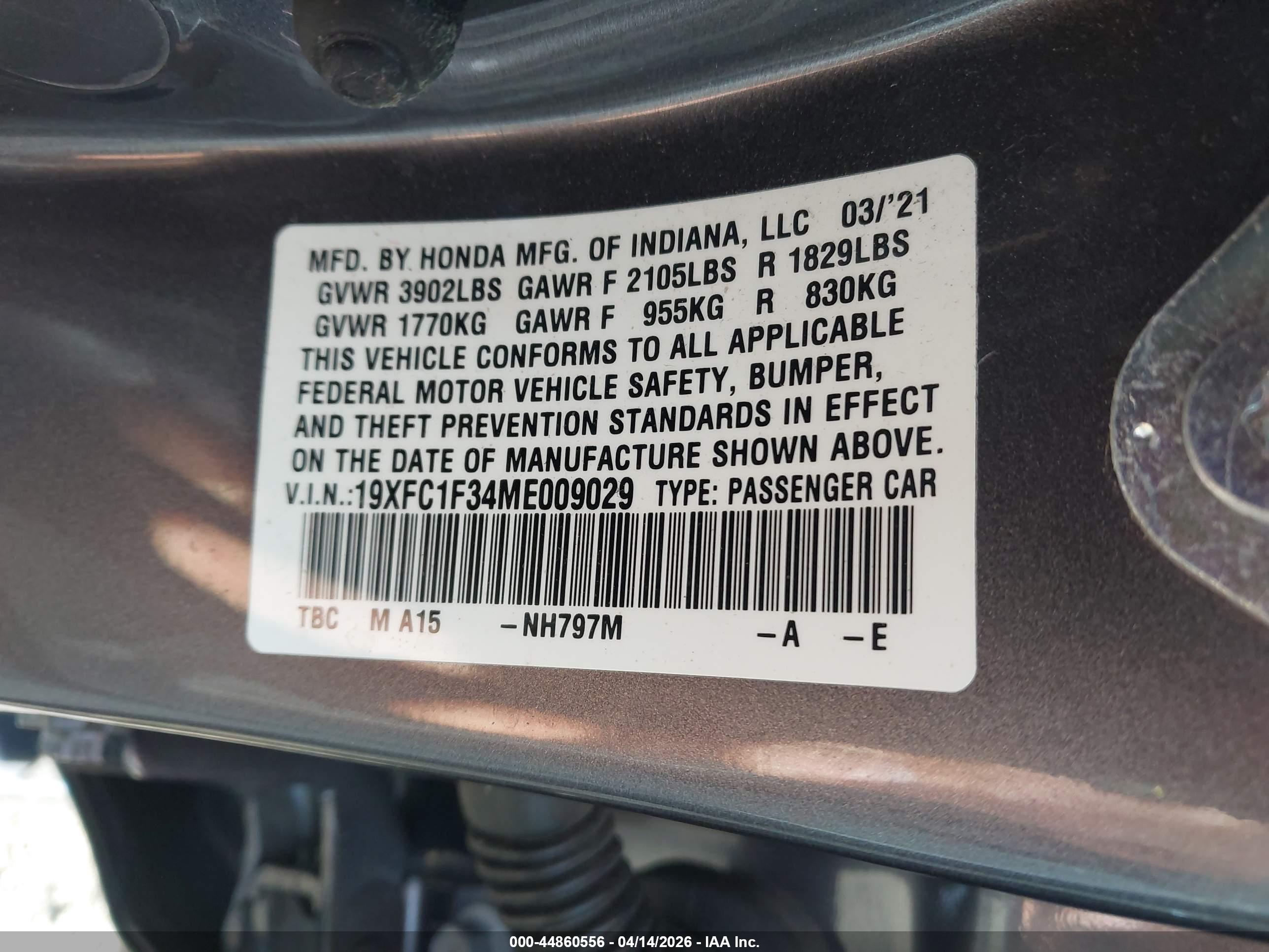 HONDA CIVIC image 9