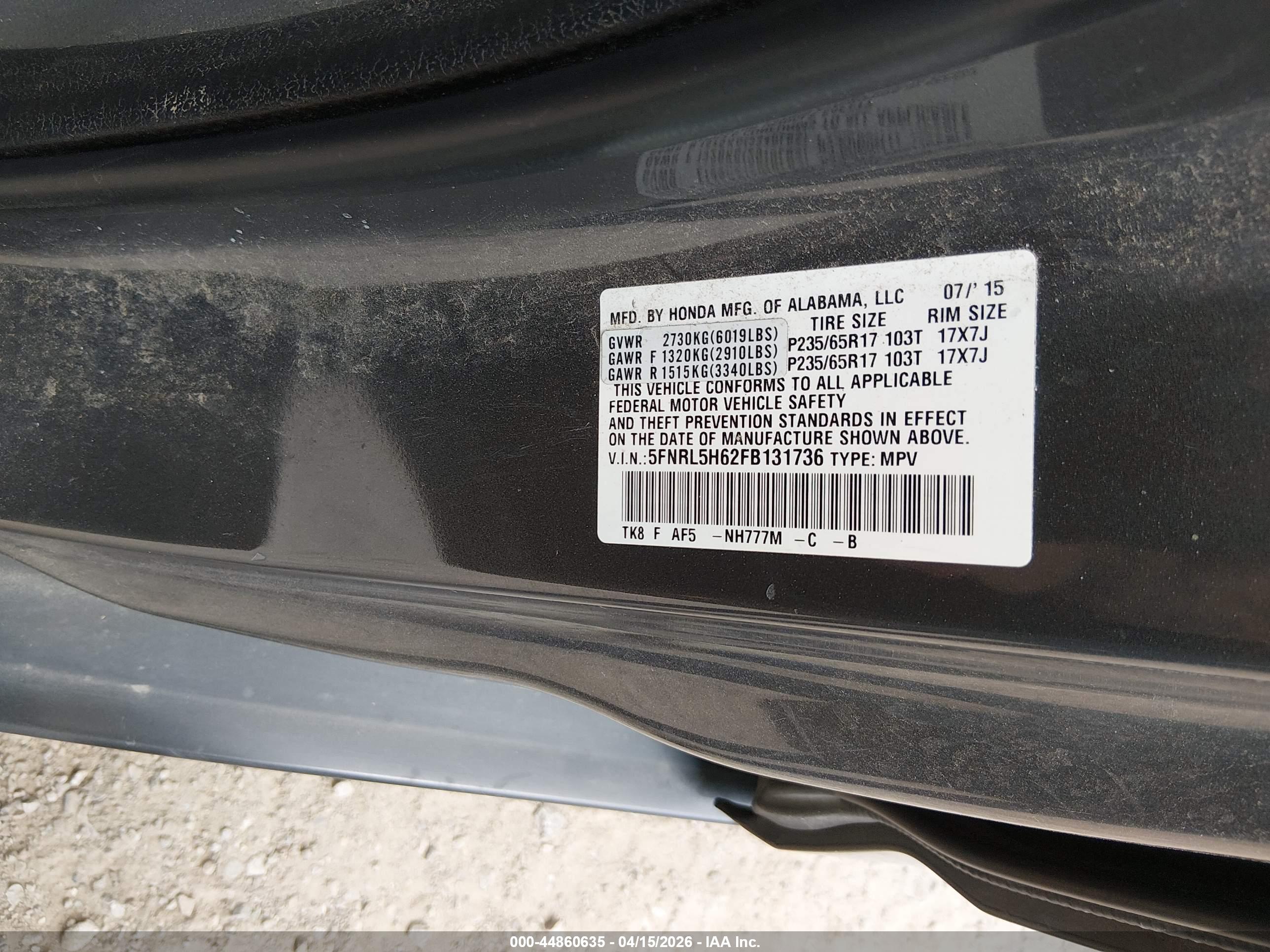 HONDA ODYSSEY image 9