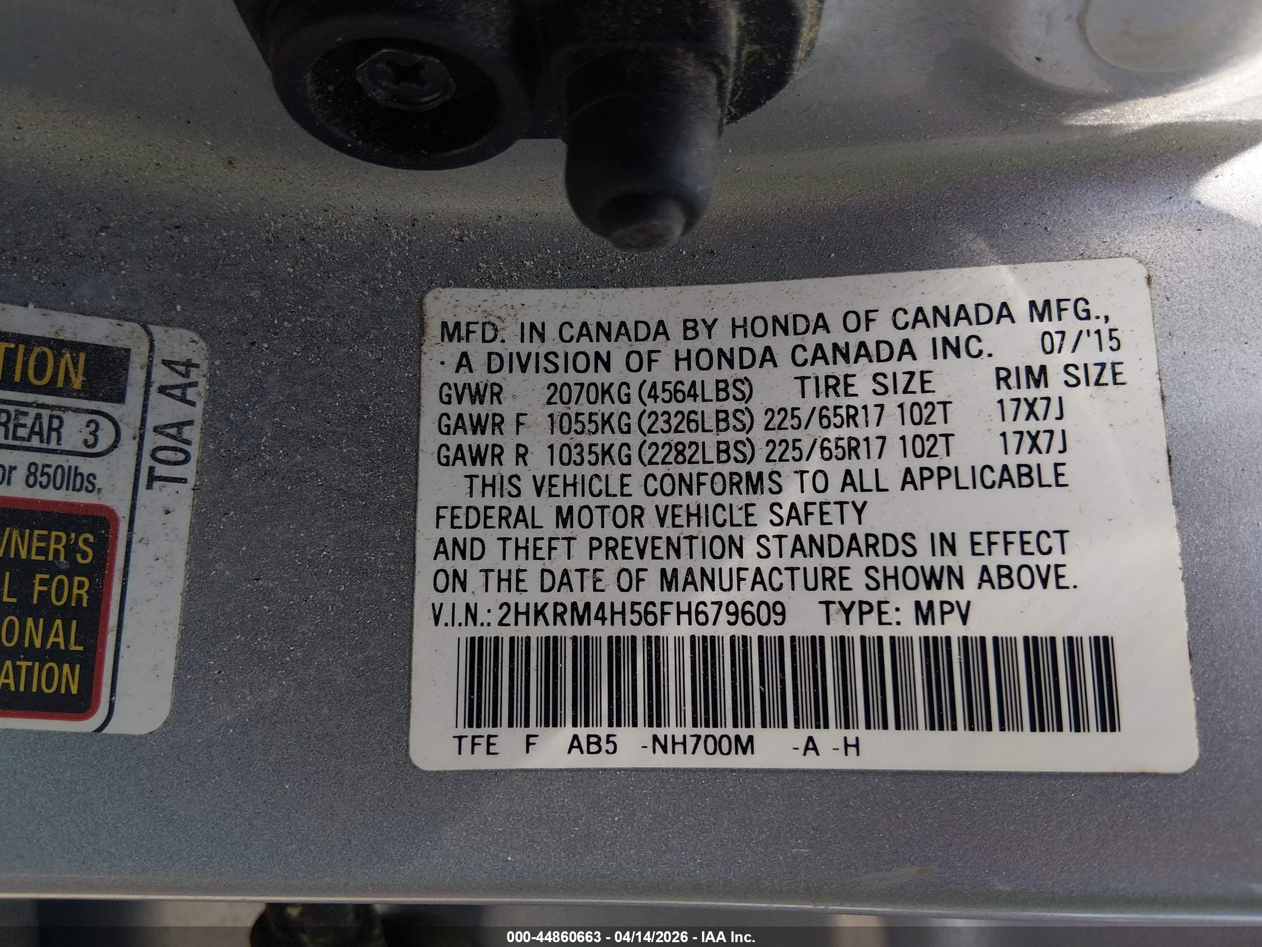 HONDA CR-V image 9