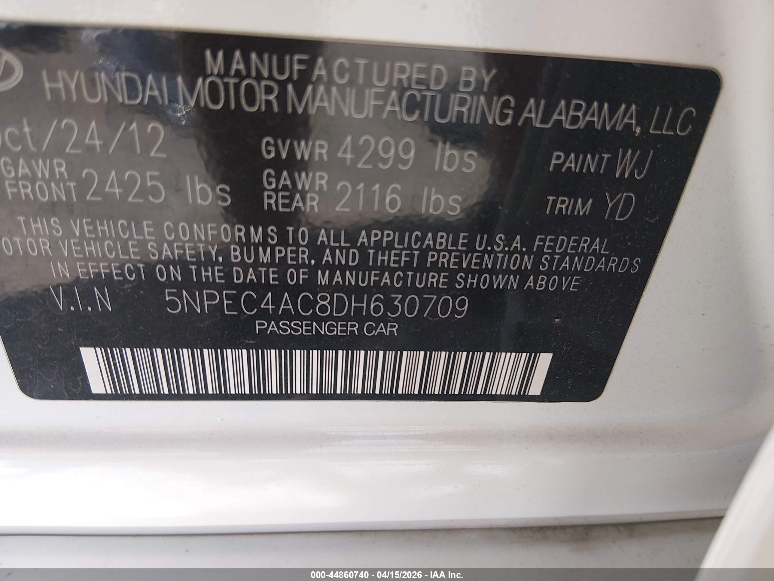 HYUNDAI SONATA image 9