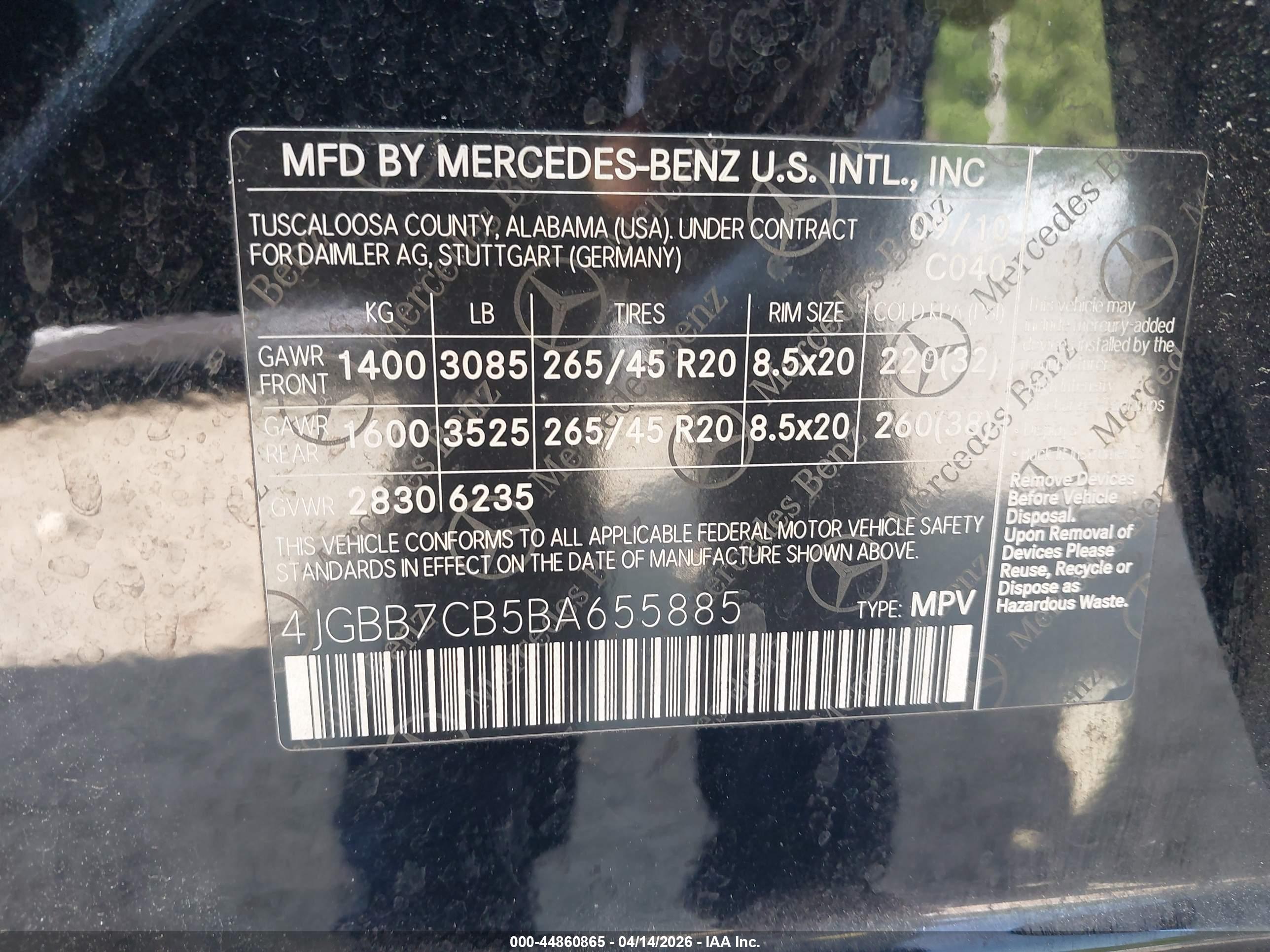 MERCEDES-BENZ ML image 9