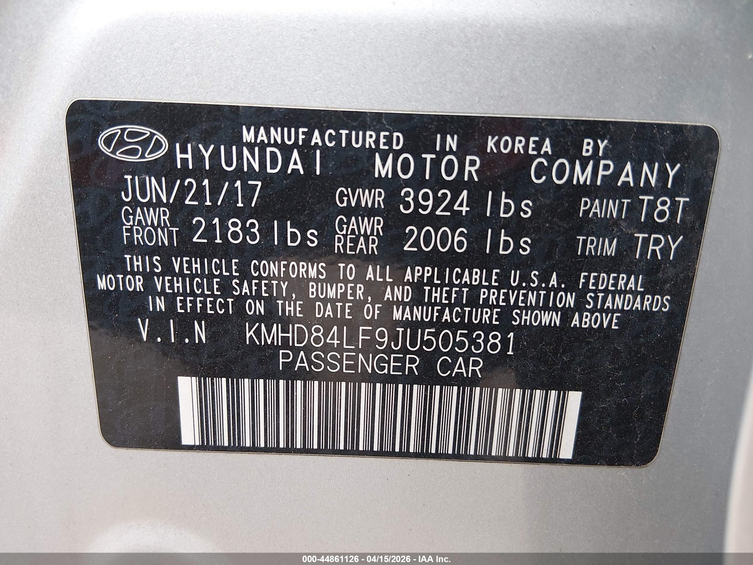 HYUNDAI ELANTRA image 9