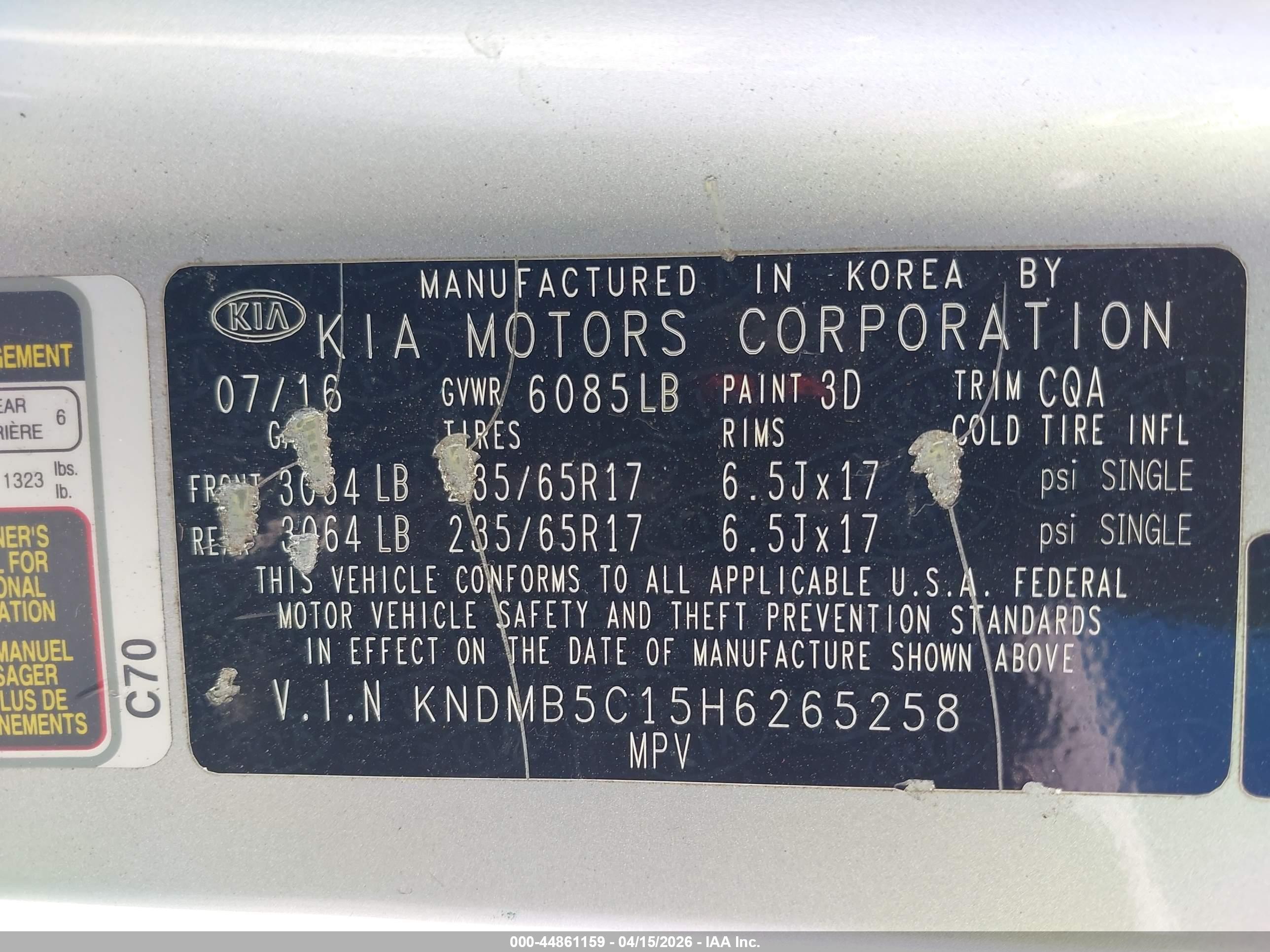 KIA SEDONA image 9