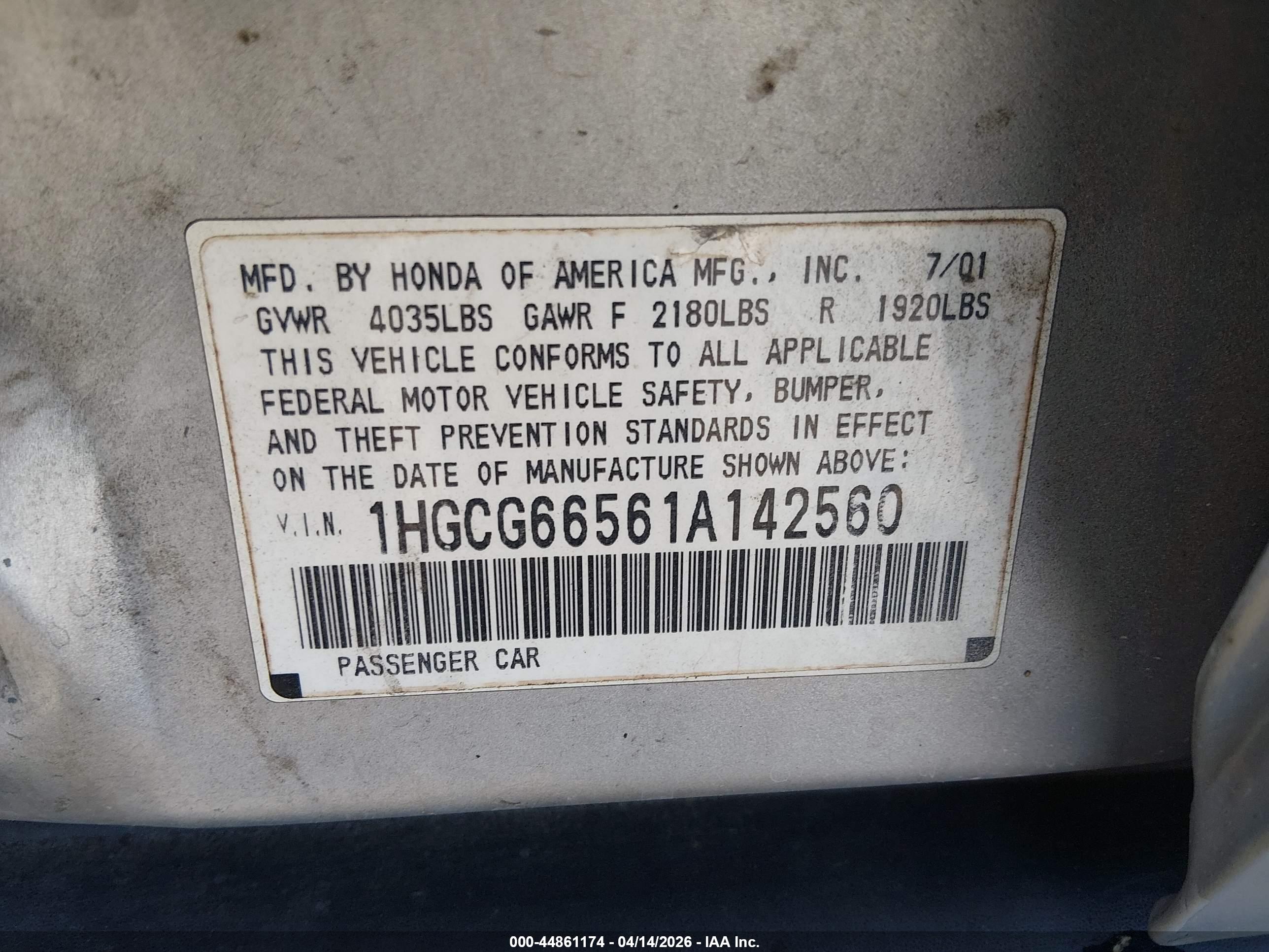 HONDA ACCORD image 9