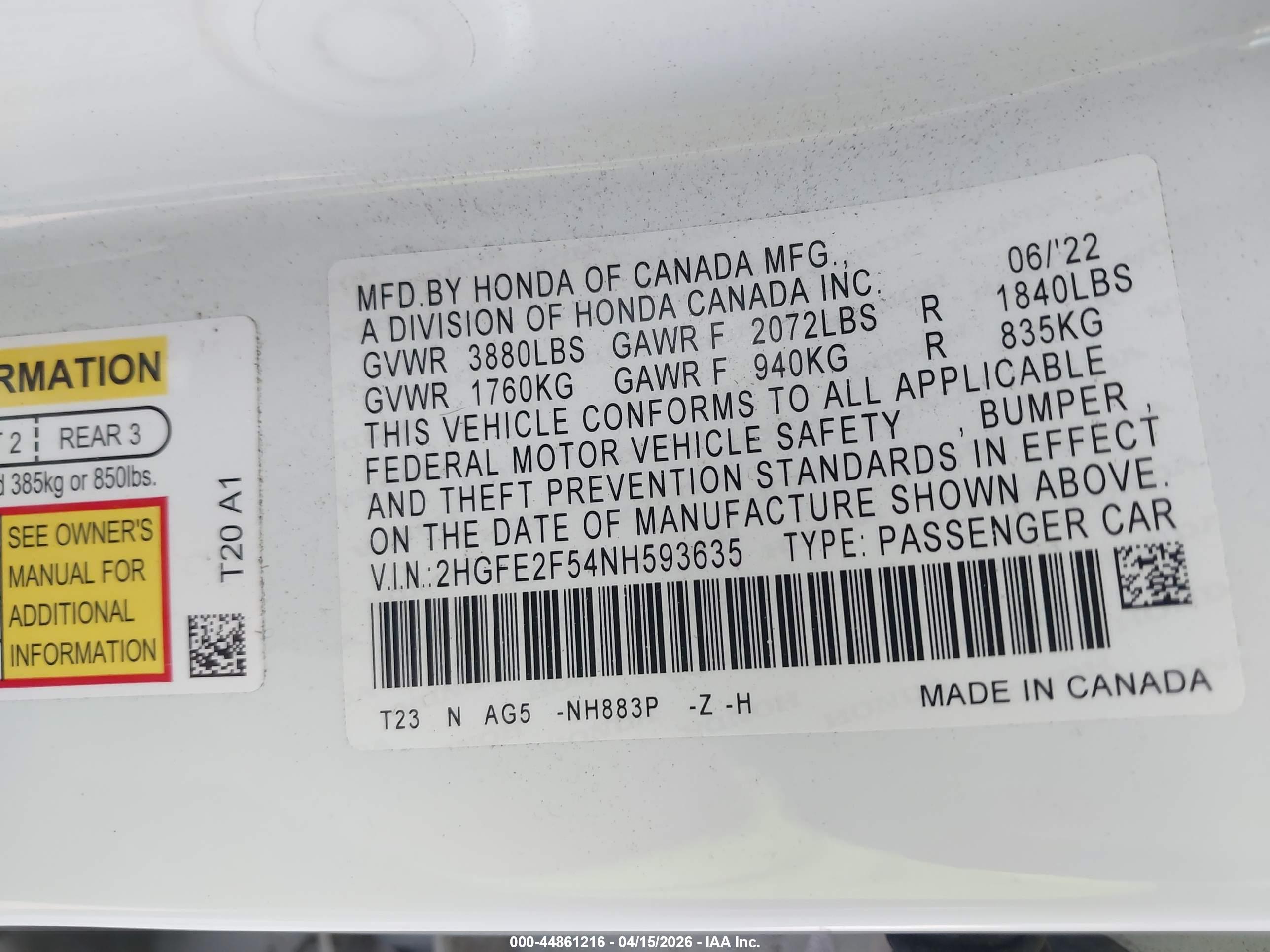 HONDA CIVIC image 9