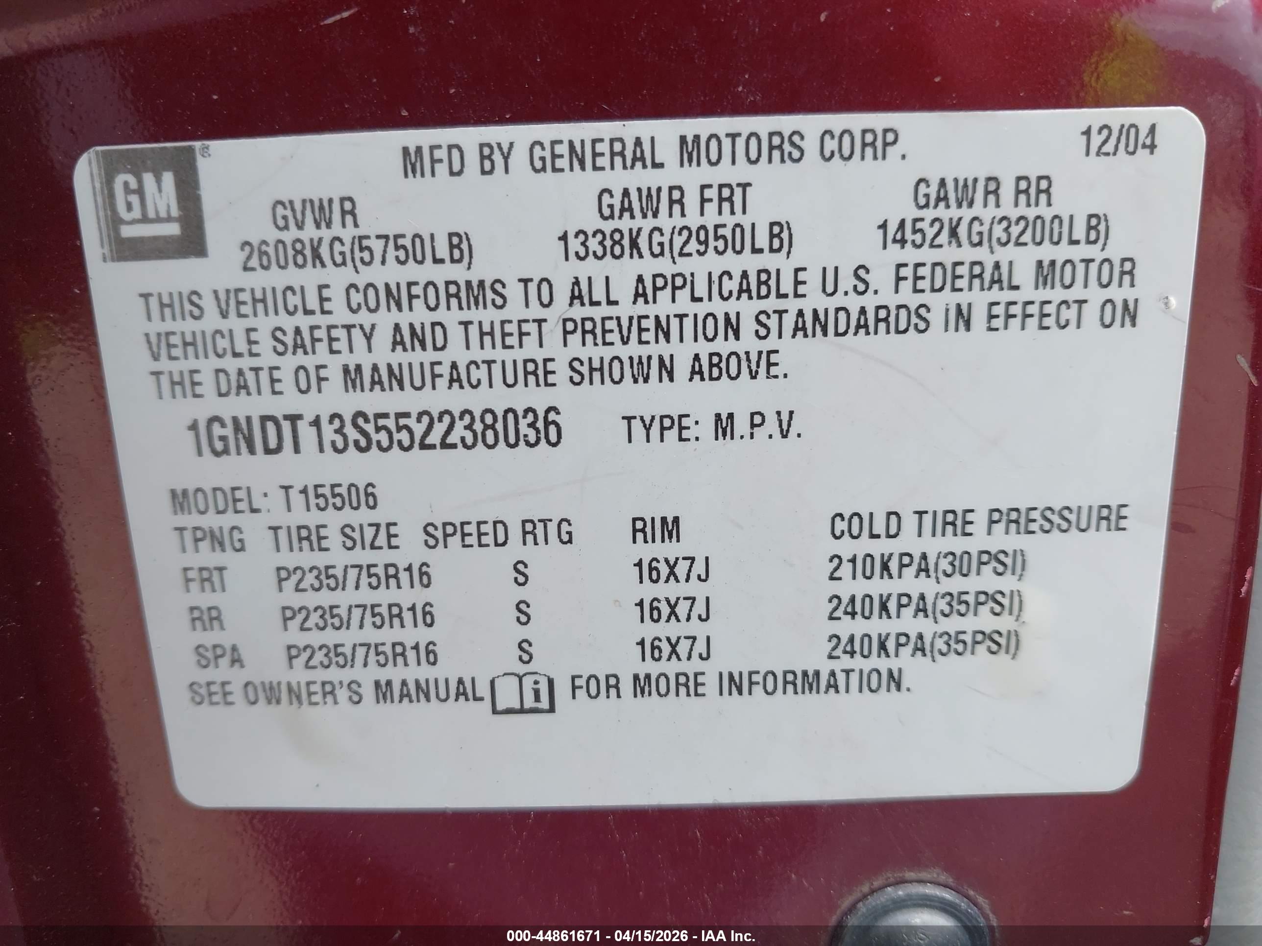CHEVROLET TRAILBLAZER image 9