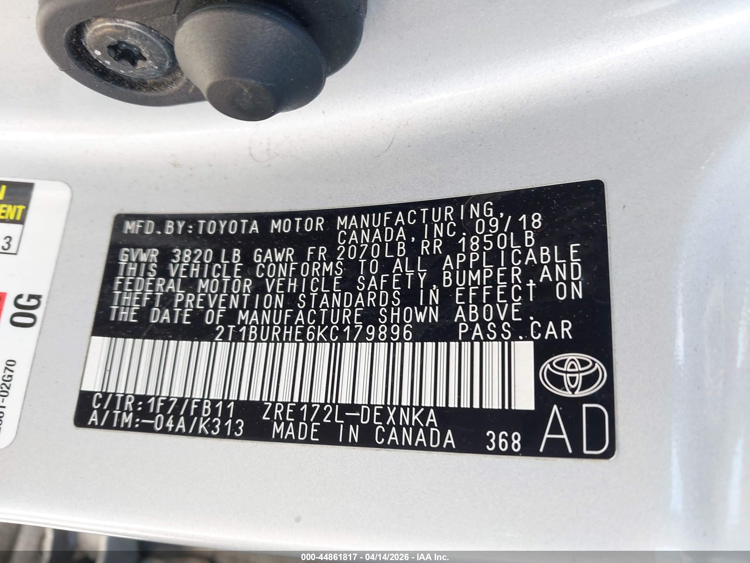 TOYOTA COROLLA image 9