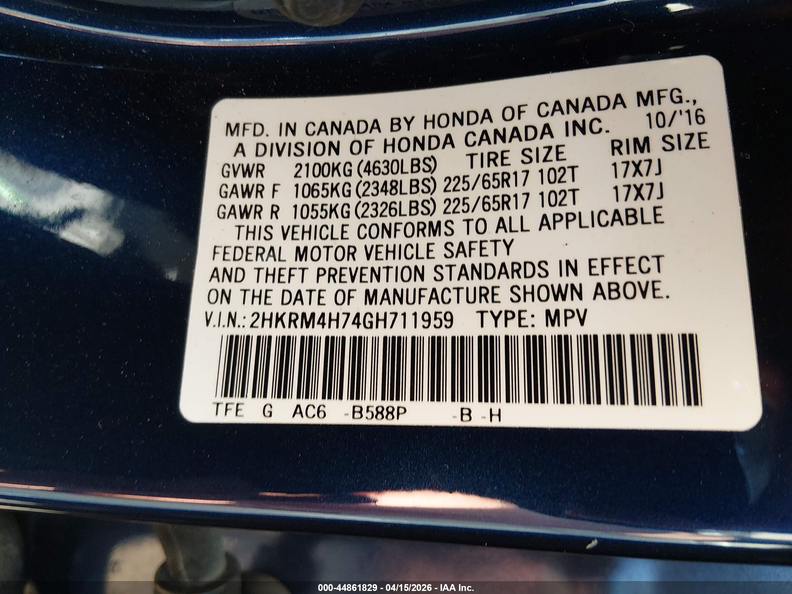 HONDA CR-V image 9