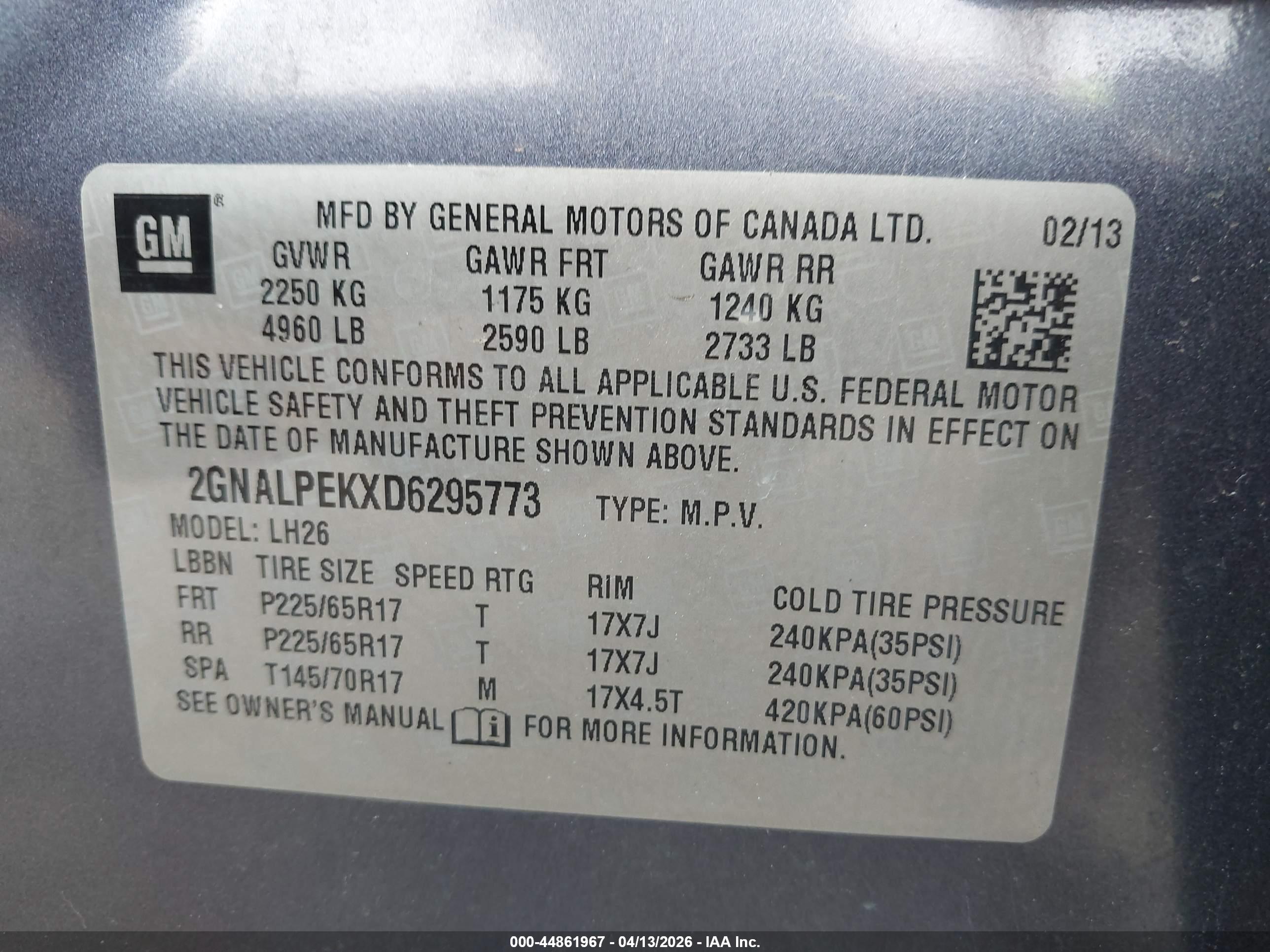 CHEVROLET EQUINOX image 9