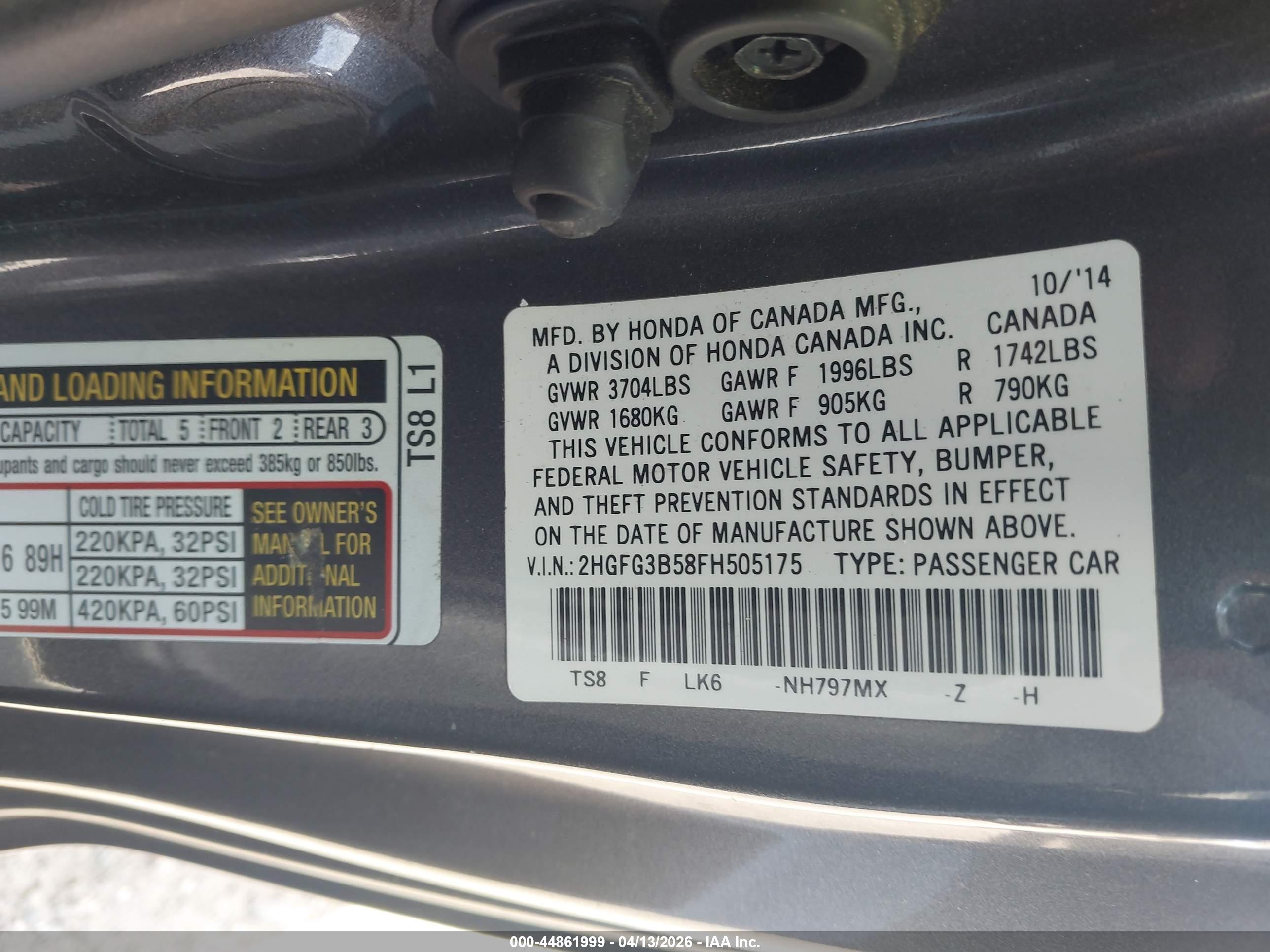 HONDA CIVIC image 9