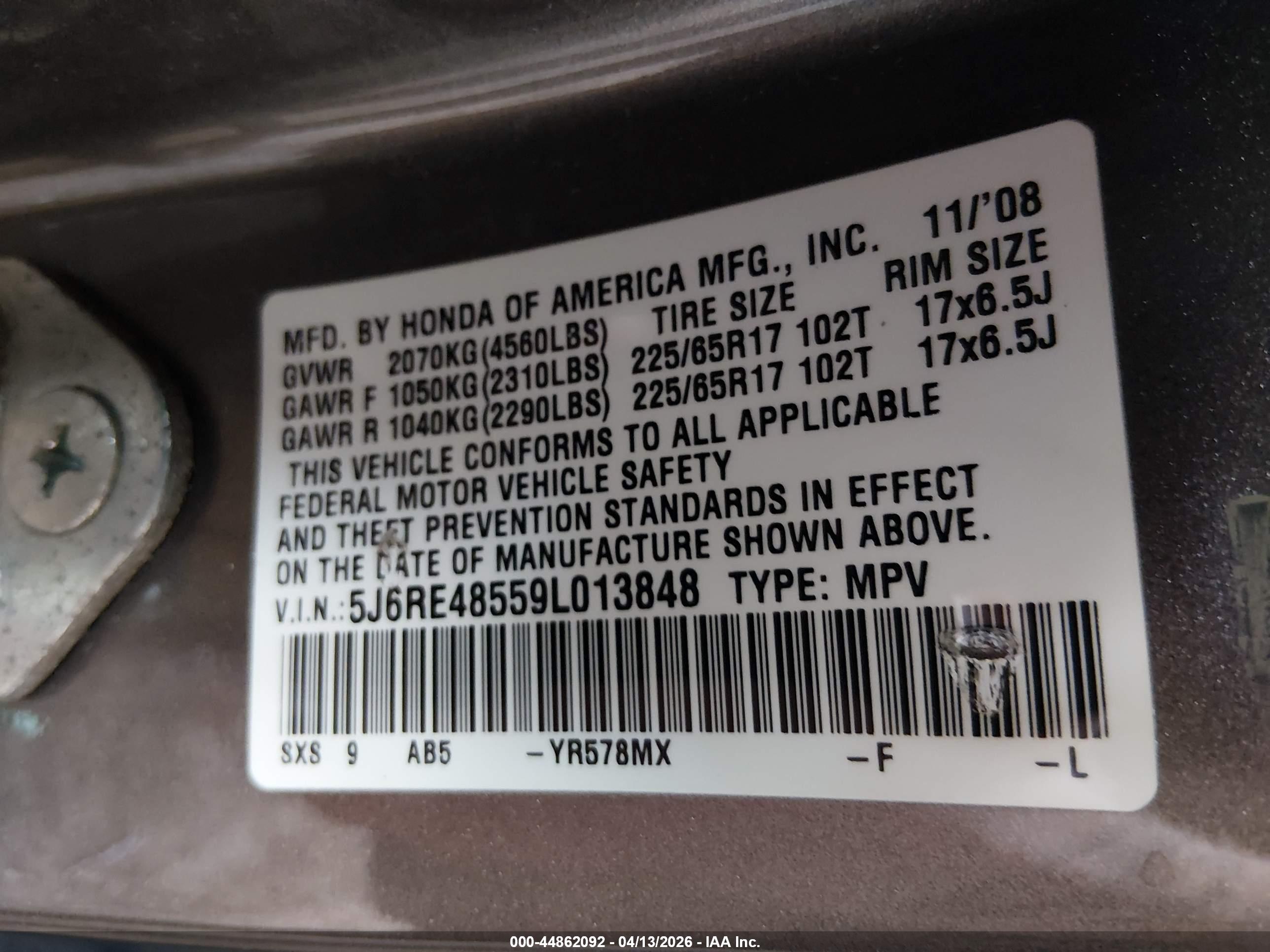 HONDA CR-V image 9