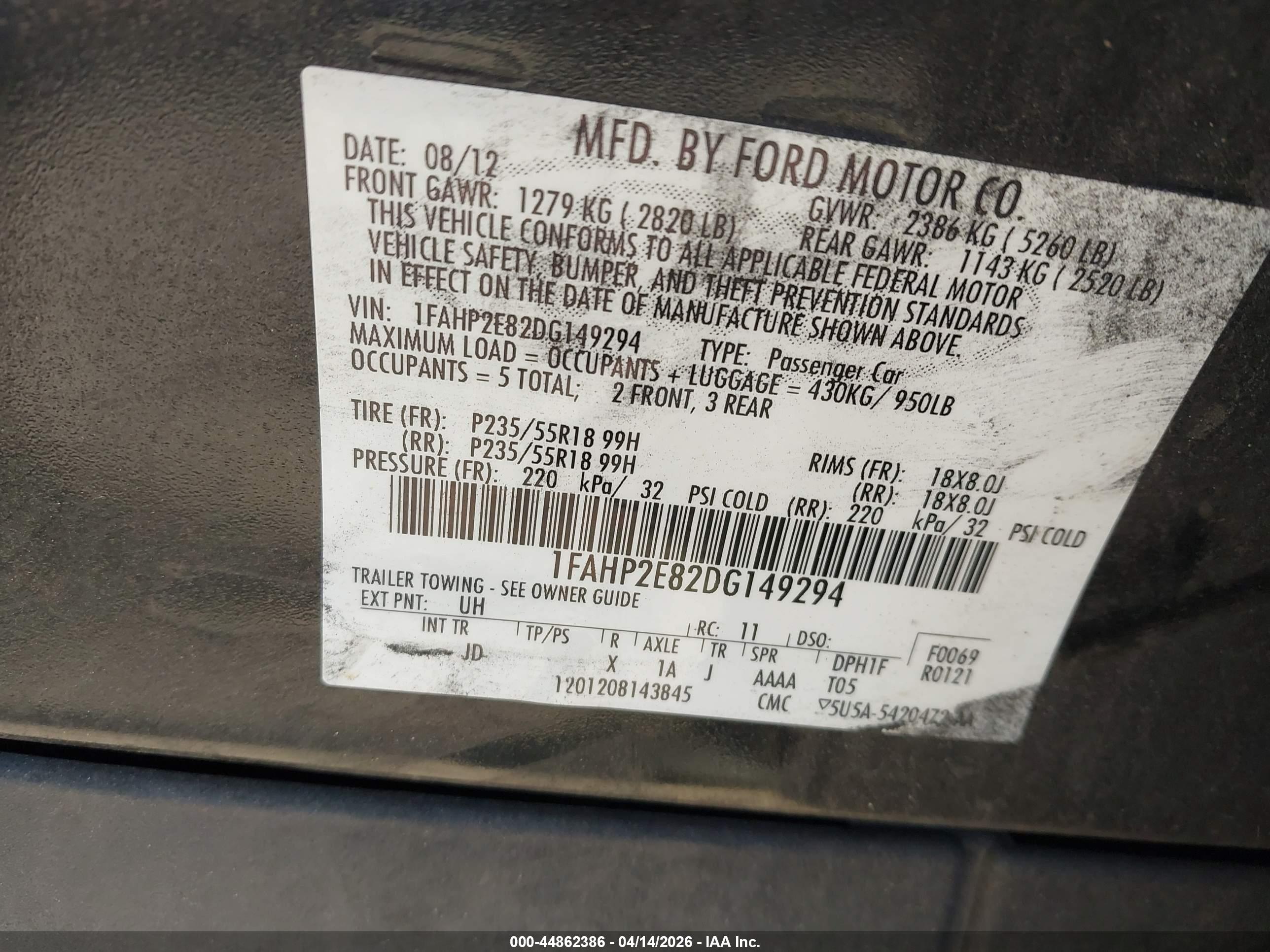 FORD TAURUS image 9