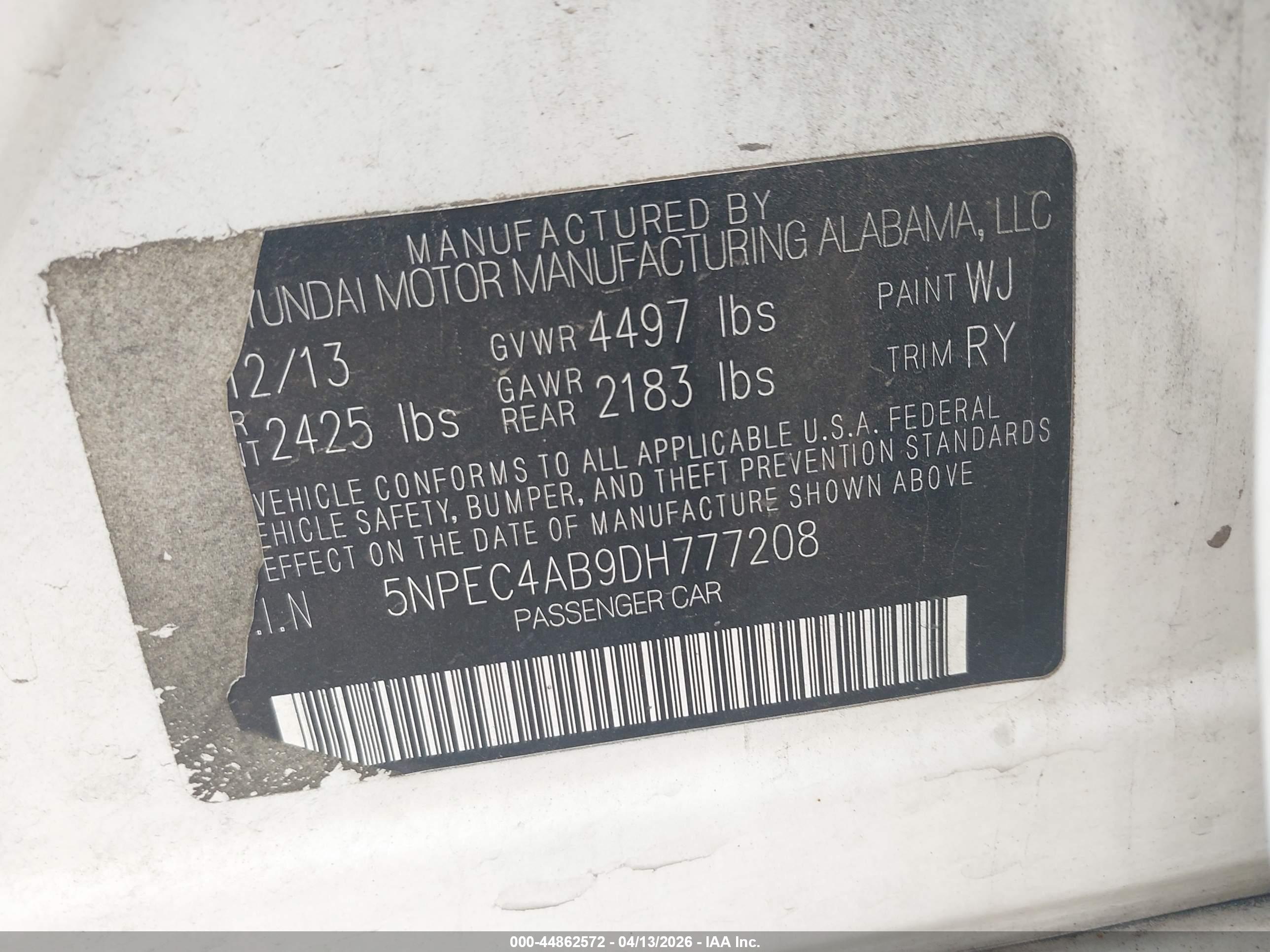HYUNDAI SONATA image 9