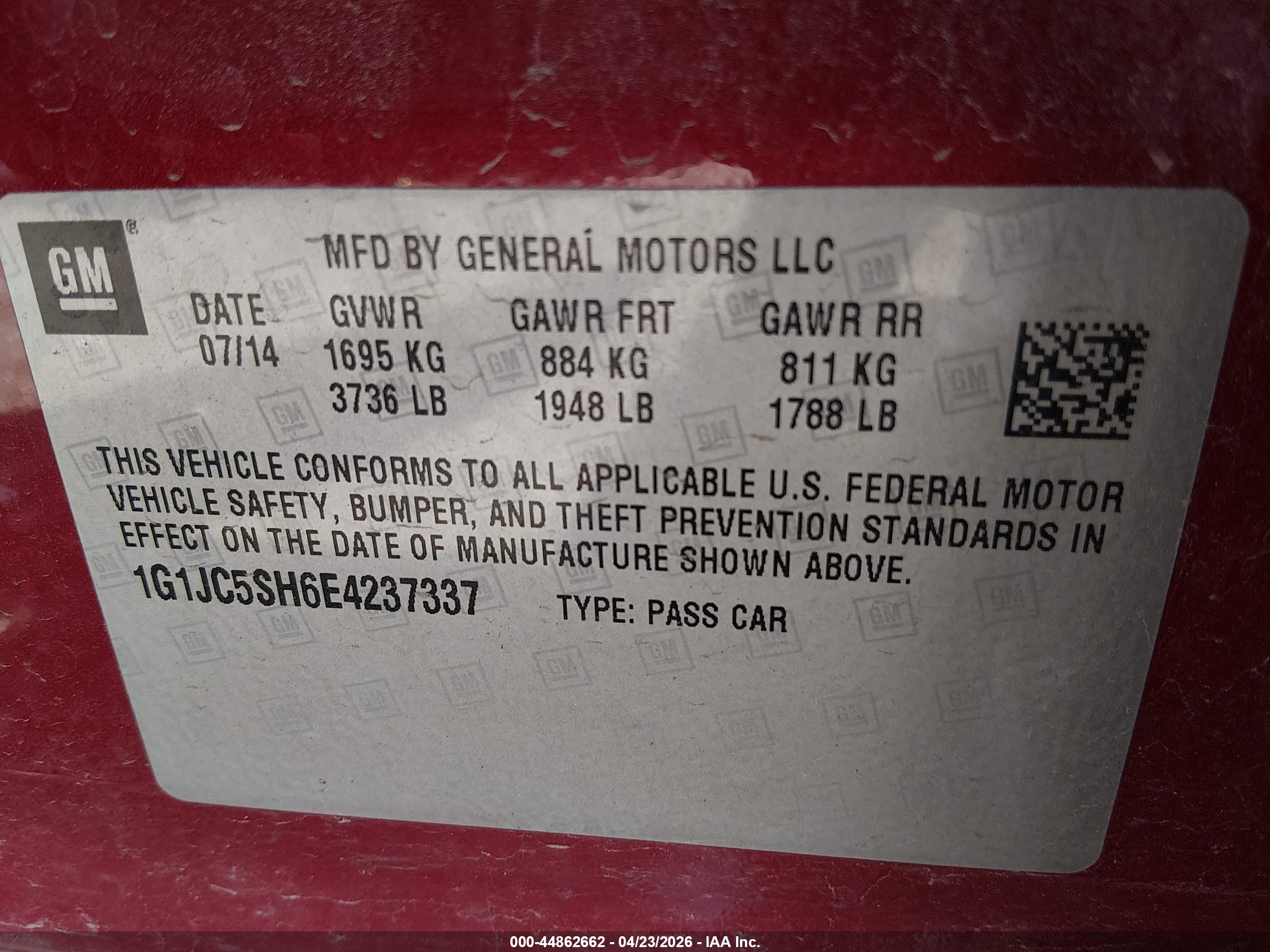 CHEVROLET SONIC image 9