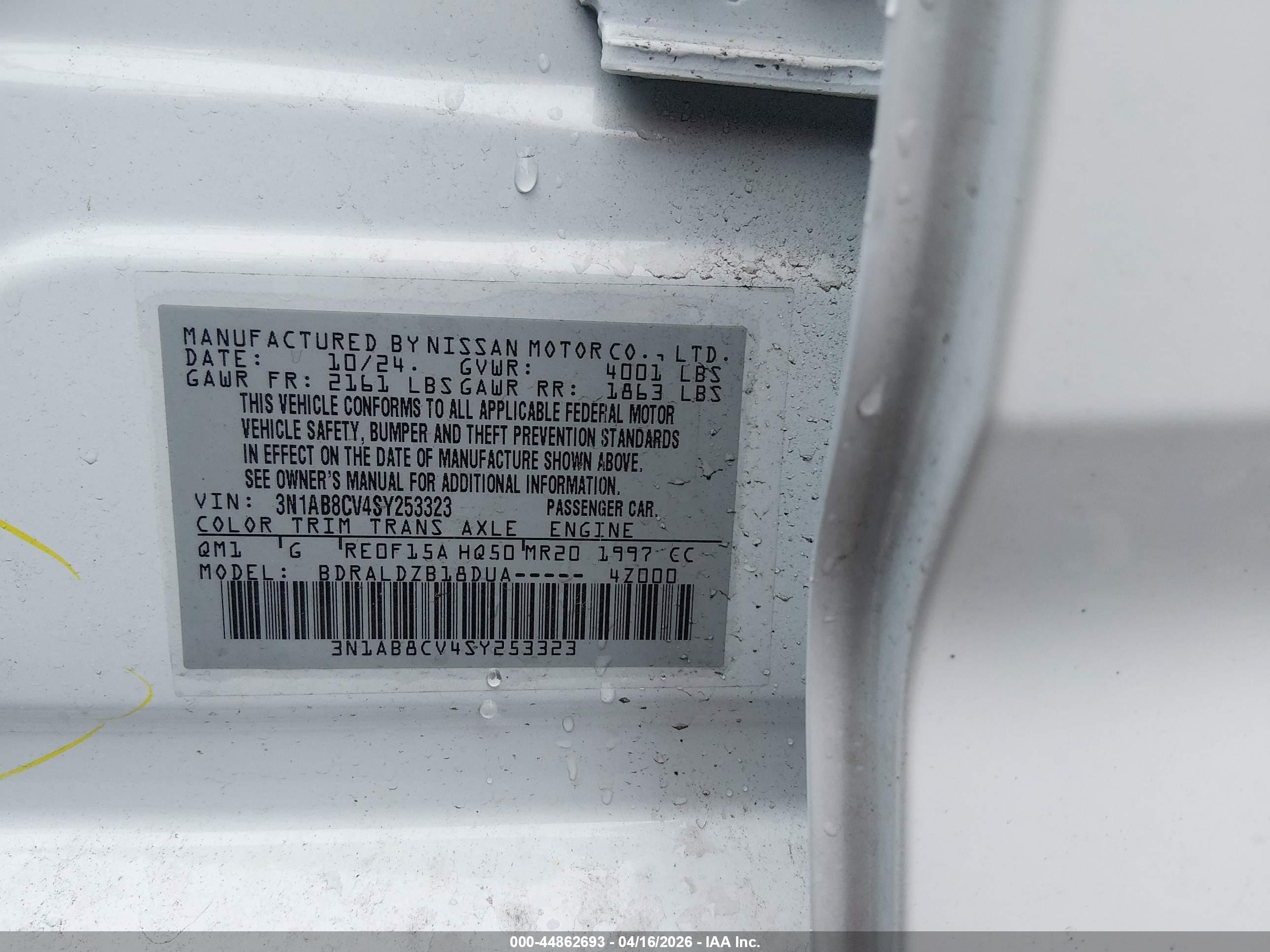 NISSAN SENTRA image 9