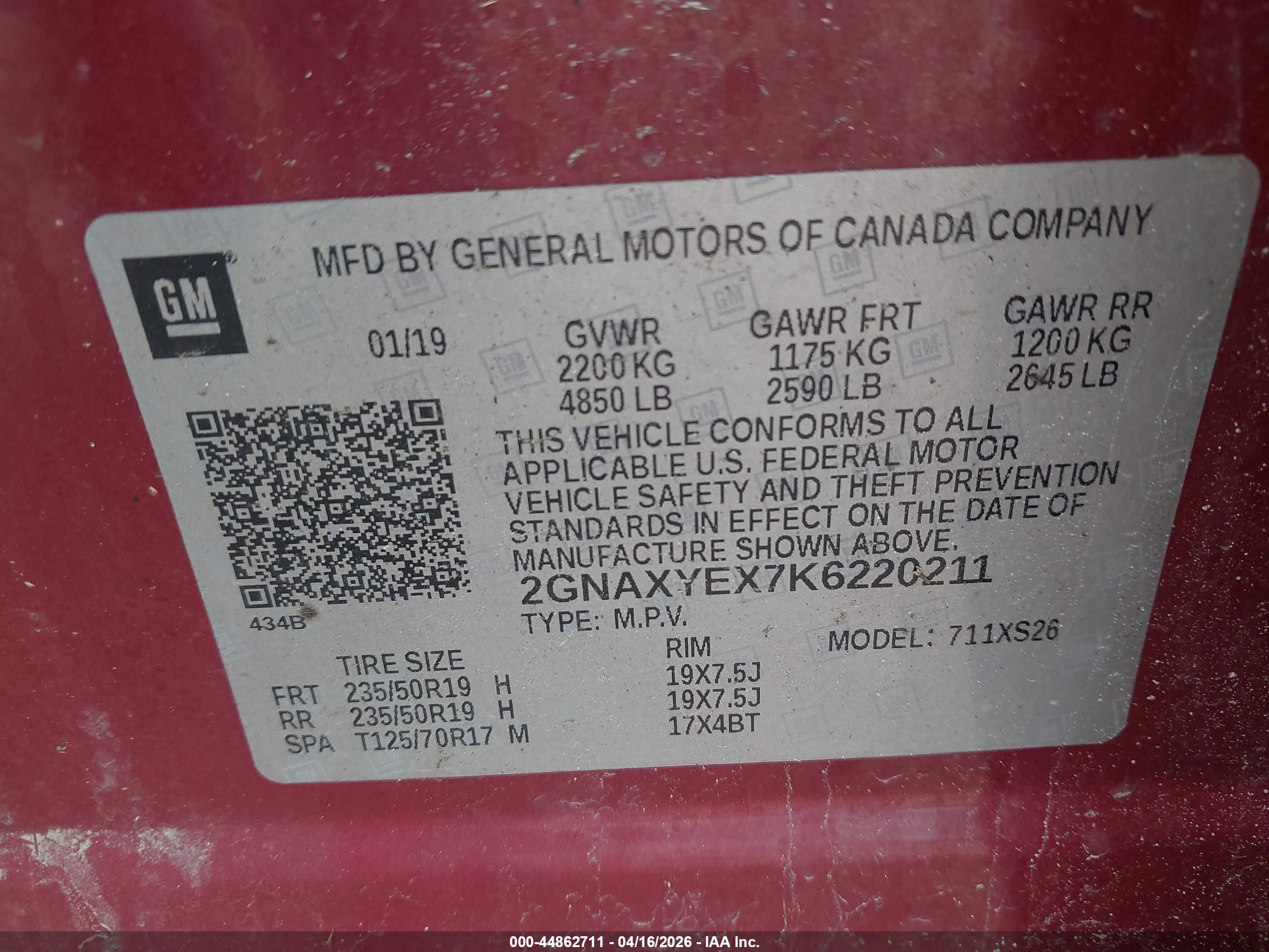 CHEVROLET EQUINOX image 9