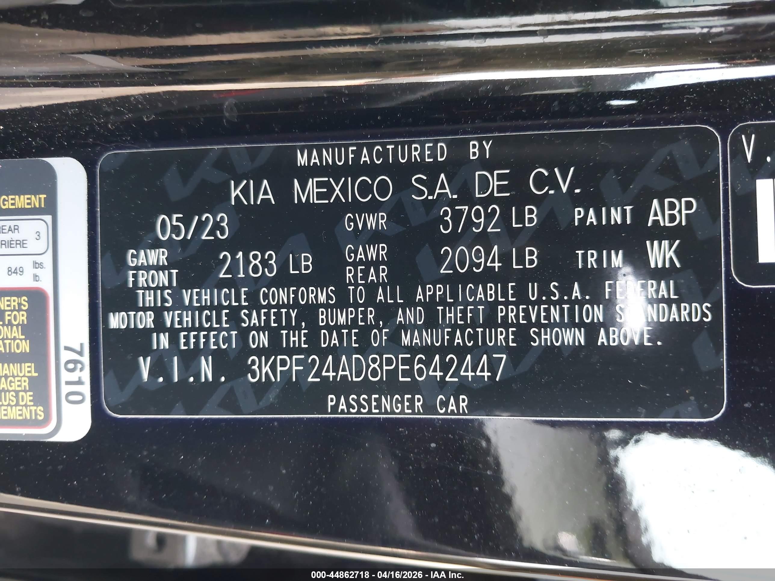 KIA FORTE image 9