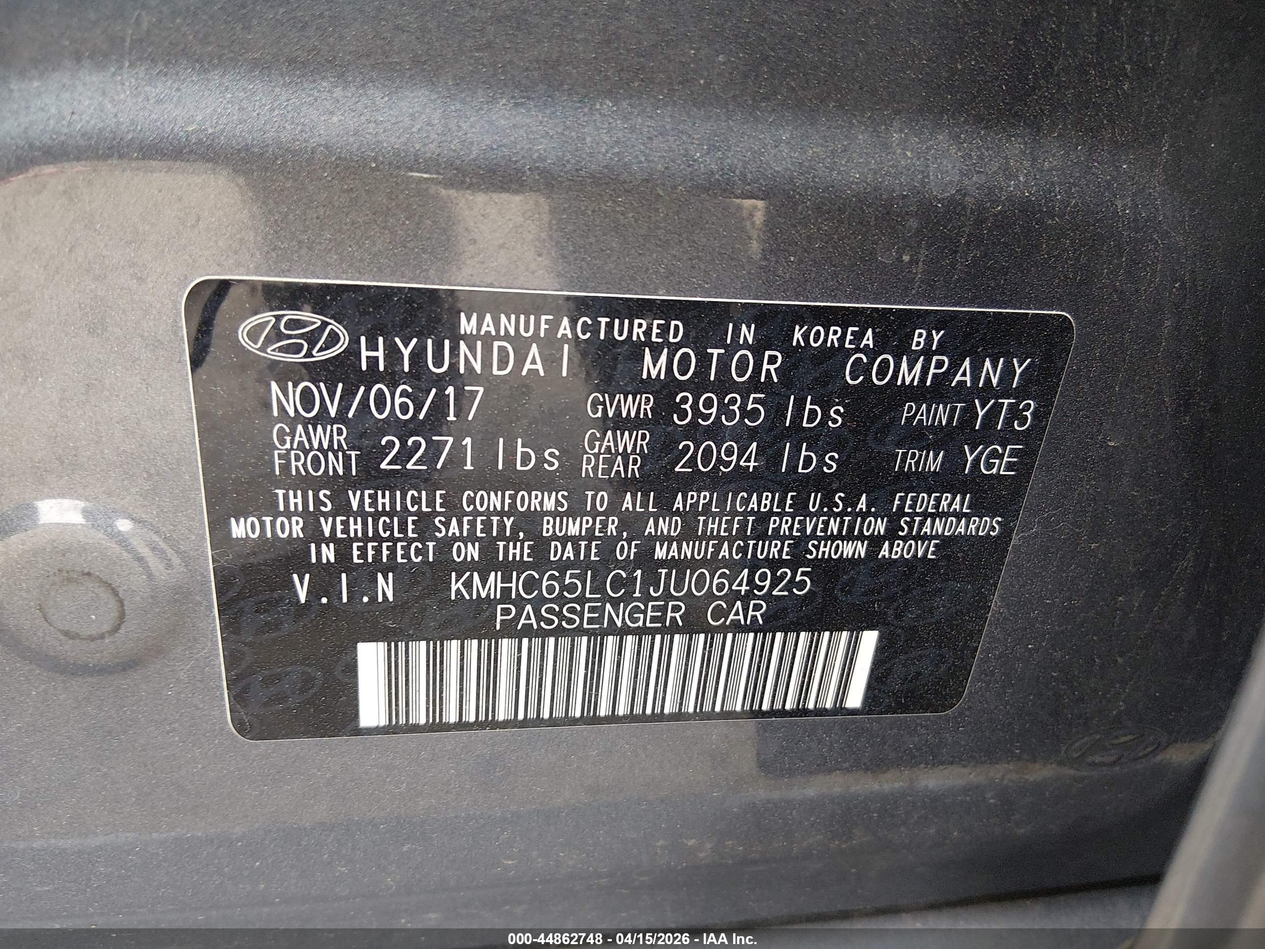 HYUNDAI IONIQ image 9