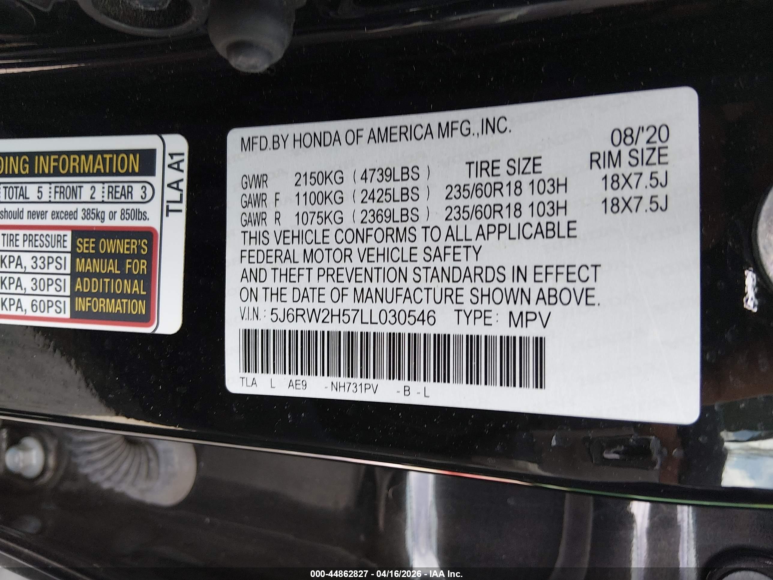 HONDA CR-V image 9