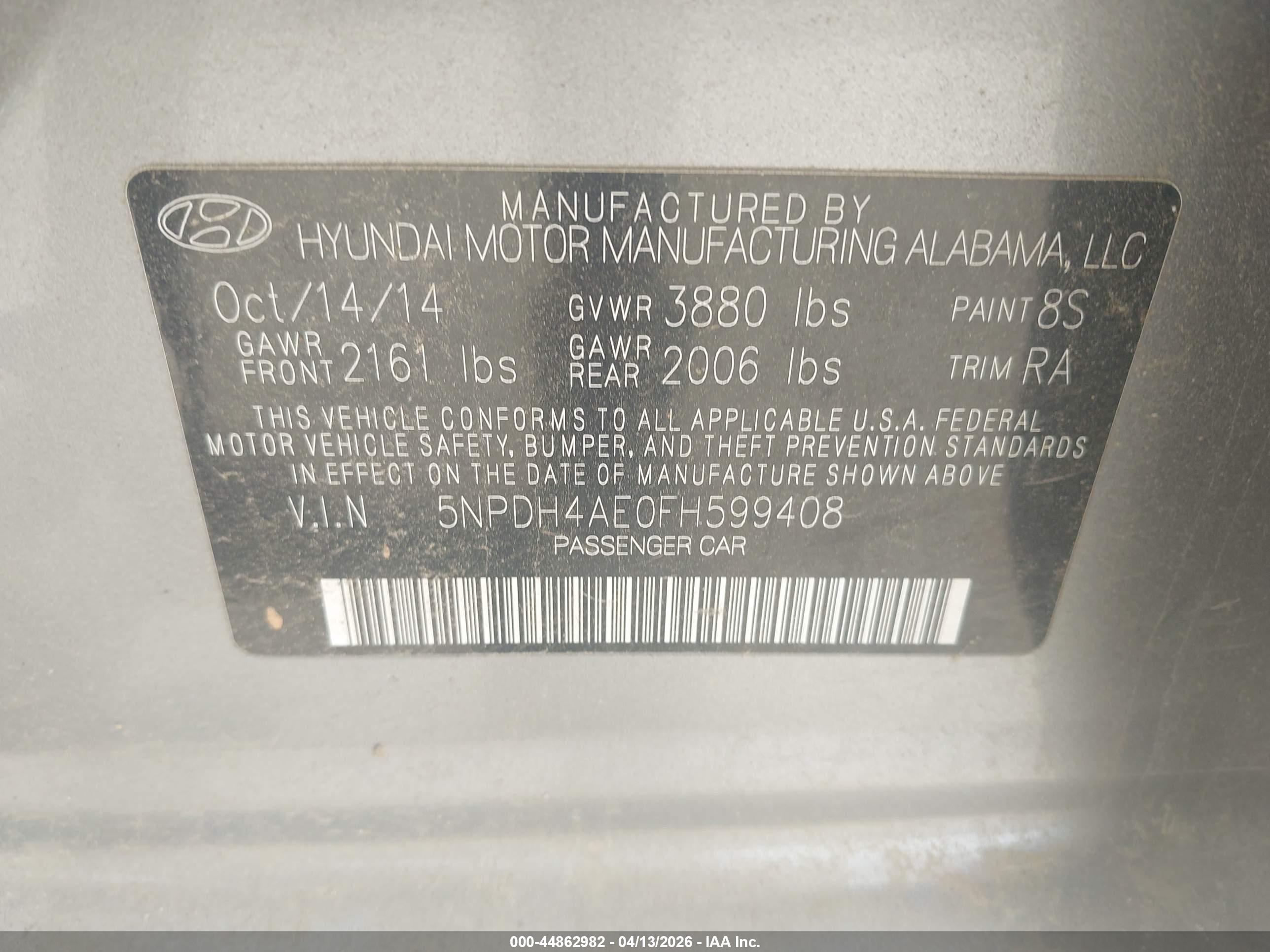 HYUNDAI ELANTRA image 9