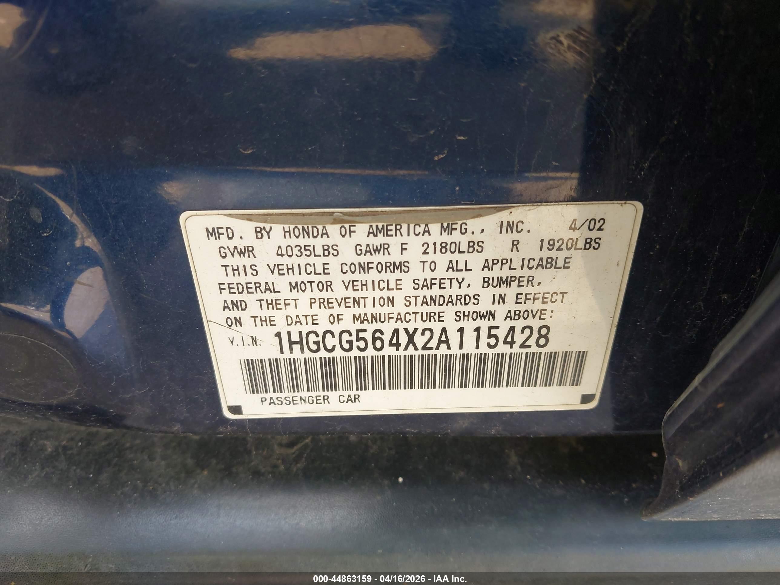 HONDA ACCORD image 9