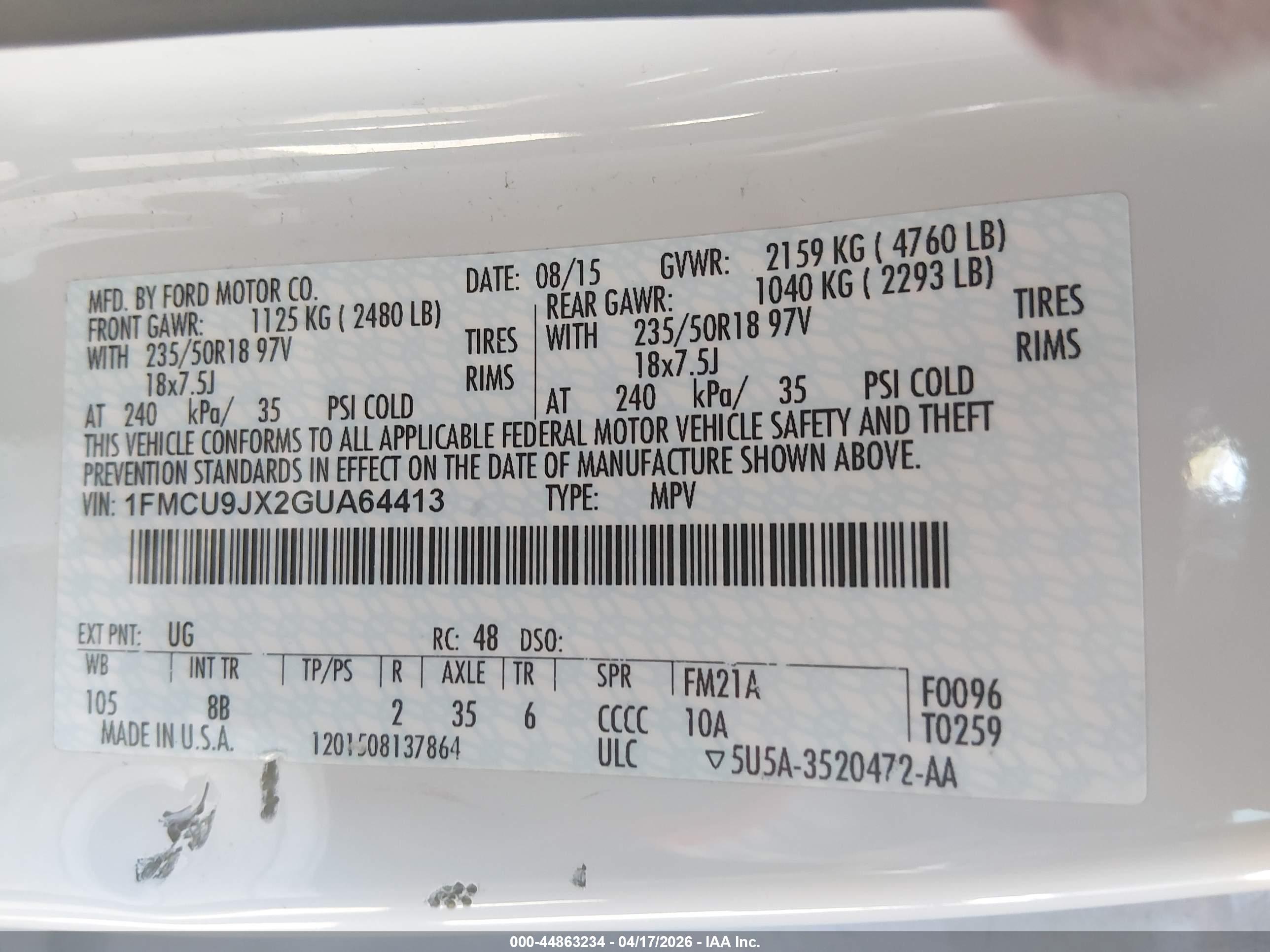 FORD ESCAPE image 9