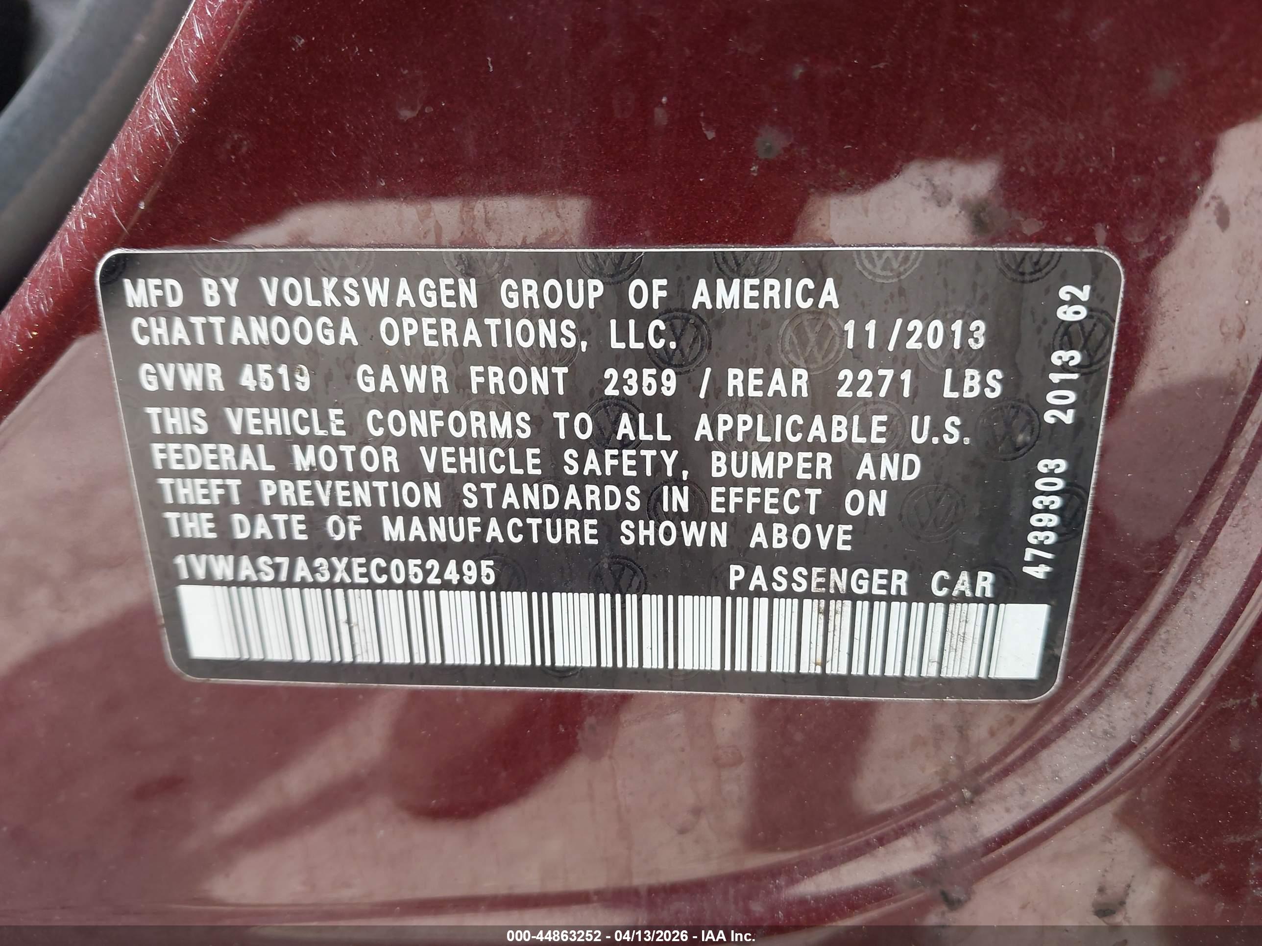 VOLKSWAGEN PASSAT image 9