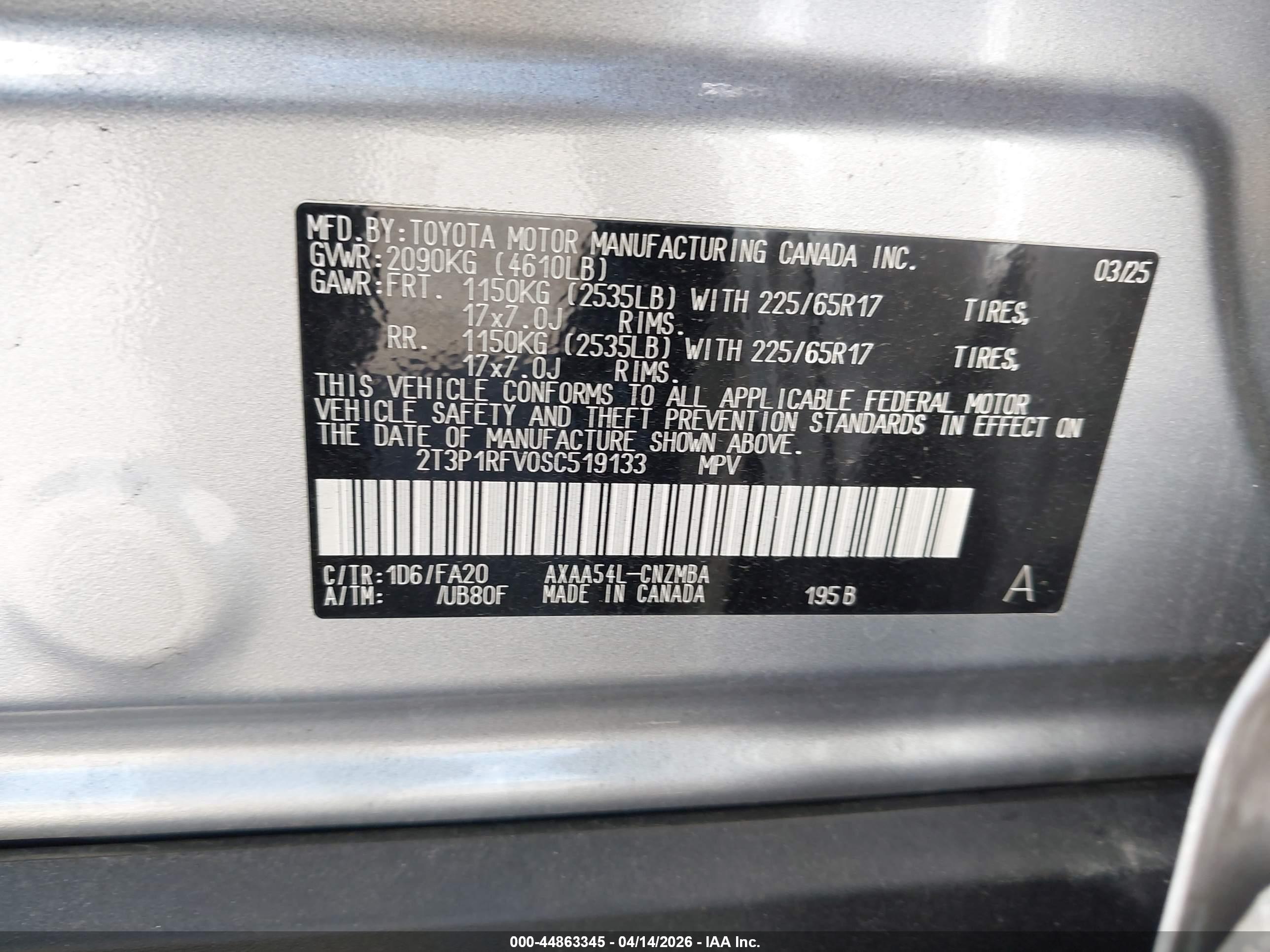 TOYOTA RAV4 image 9