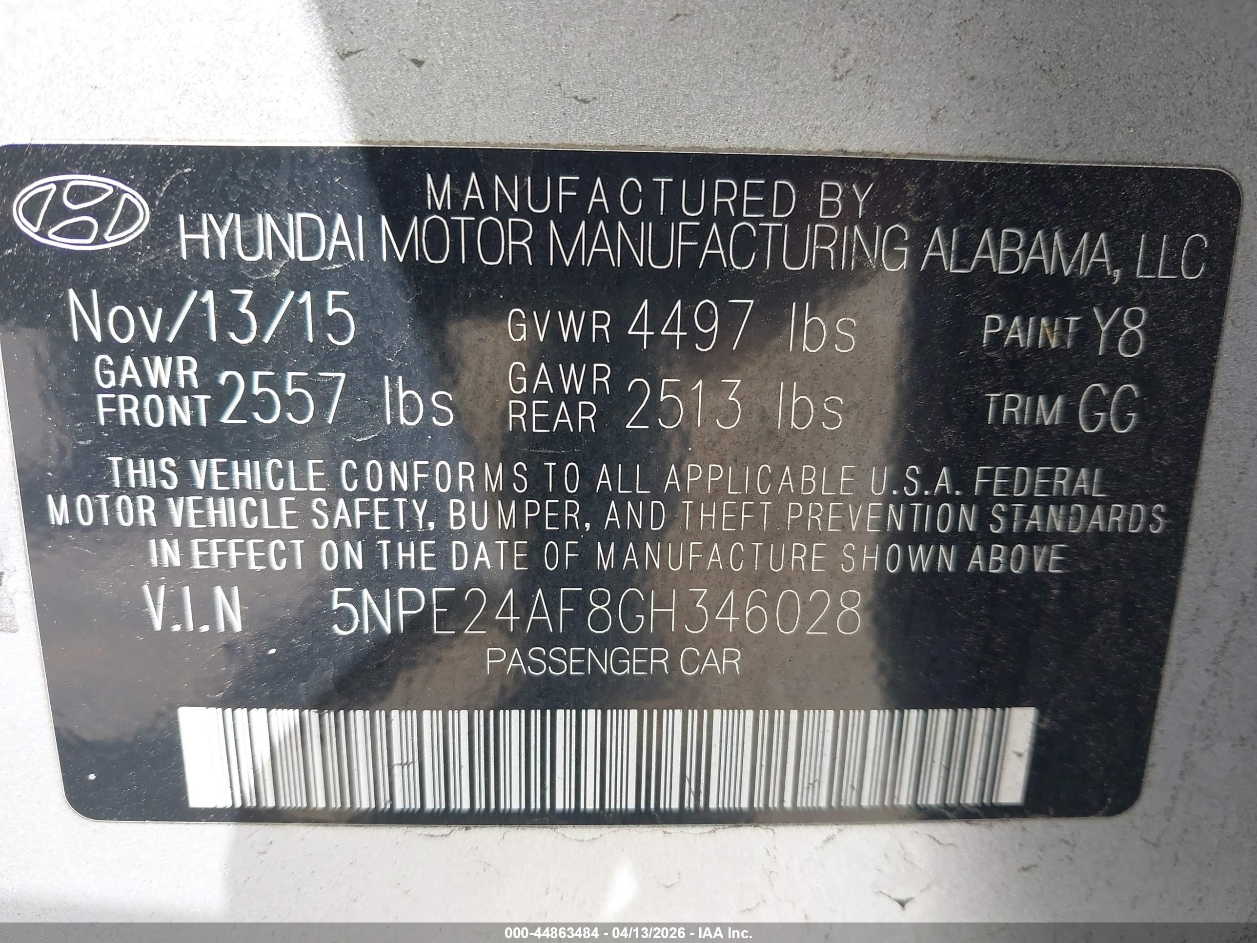 HYUNDAI SONATA image 9
