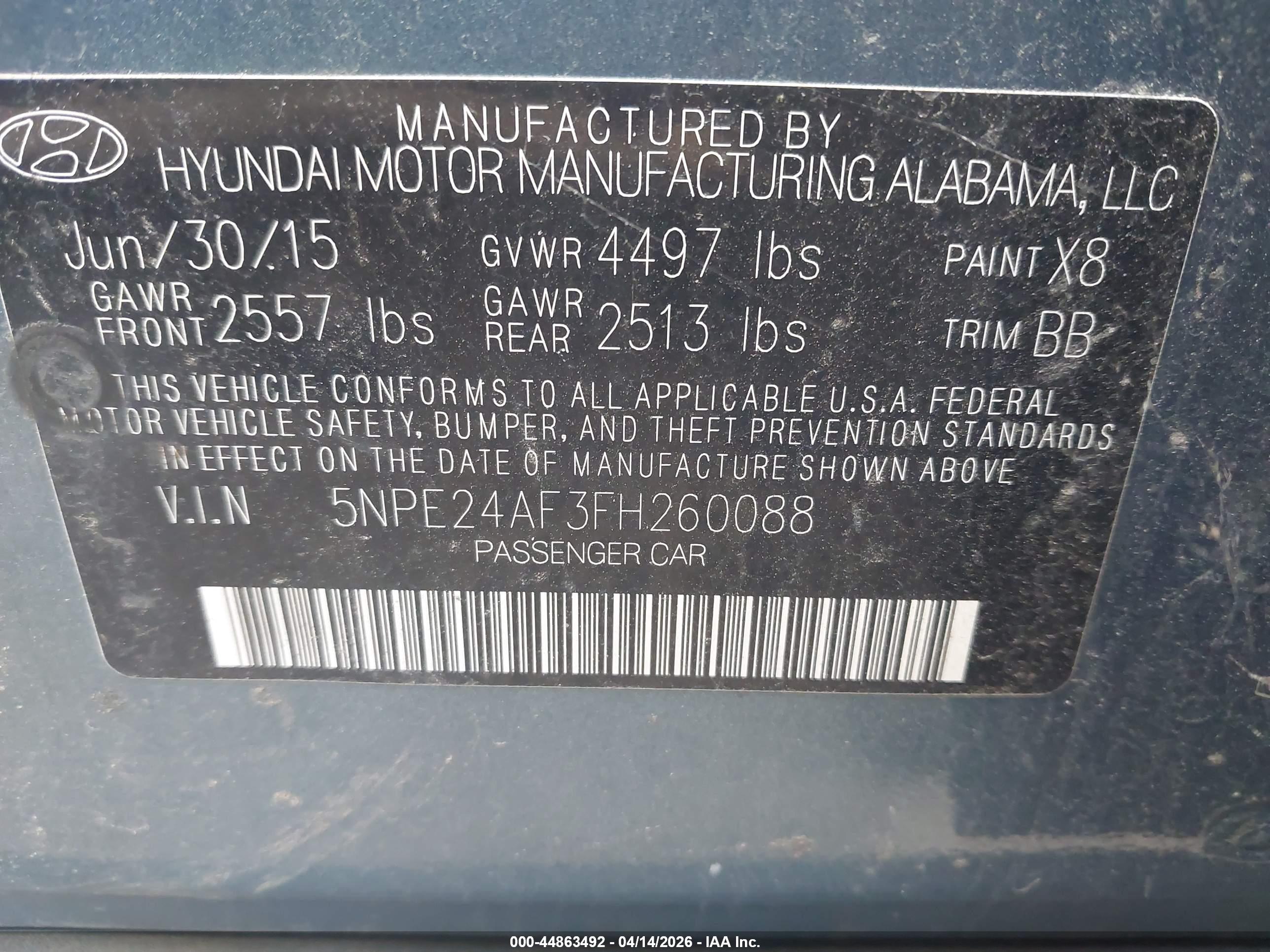 HYUNDAI SONATA image 9