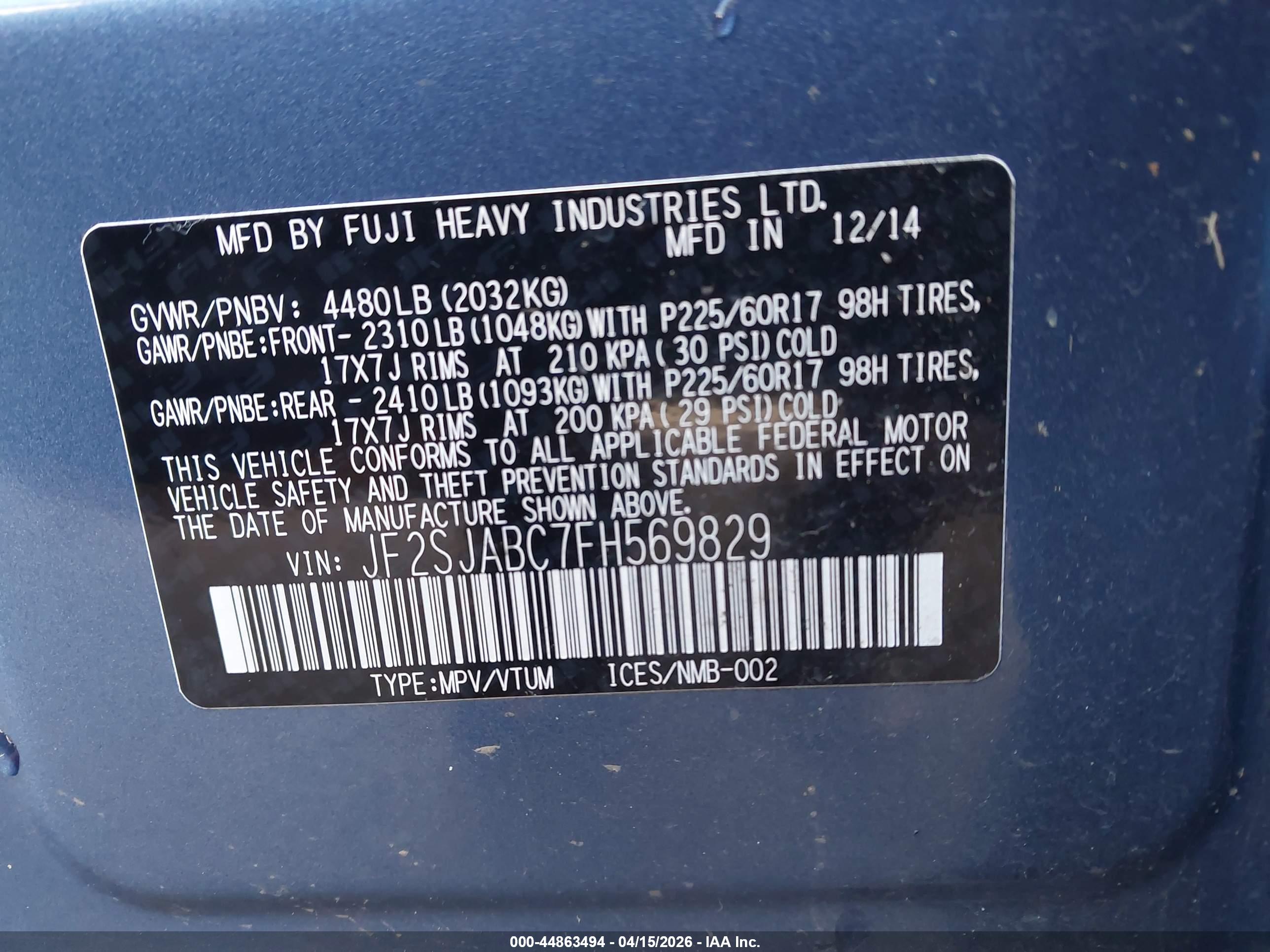 SUBARU FORESTER image 9