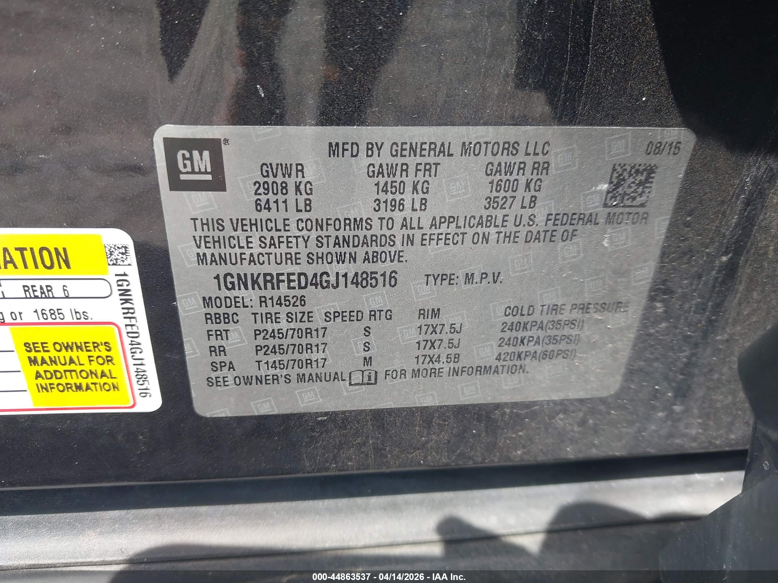 CHEVROLET TRAVERSE image 9