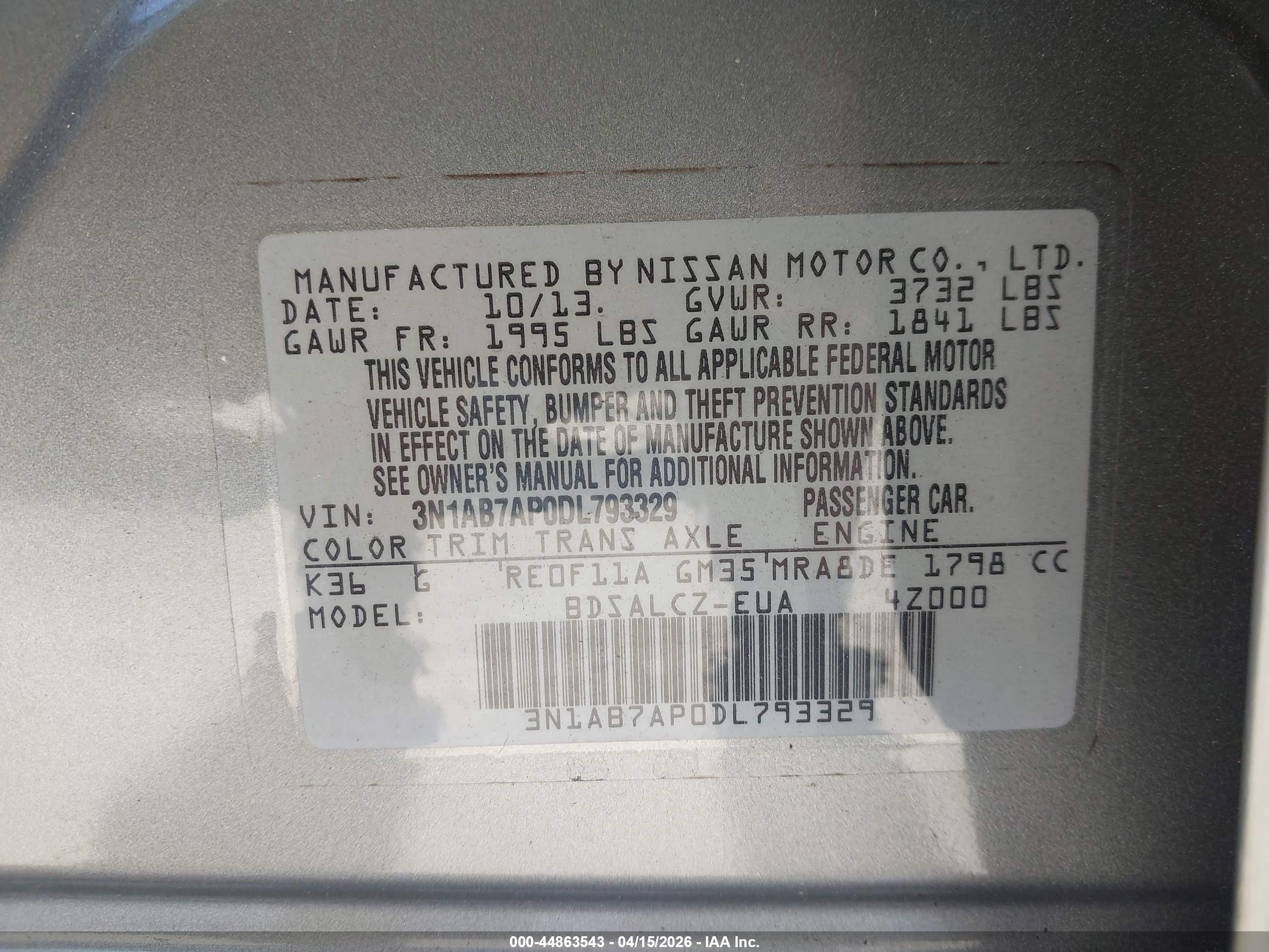 NISSAN SENTRA image 9