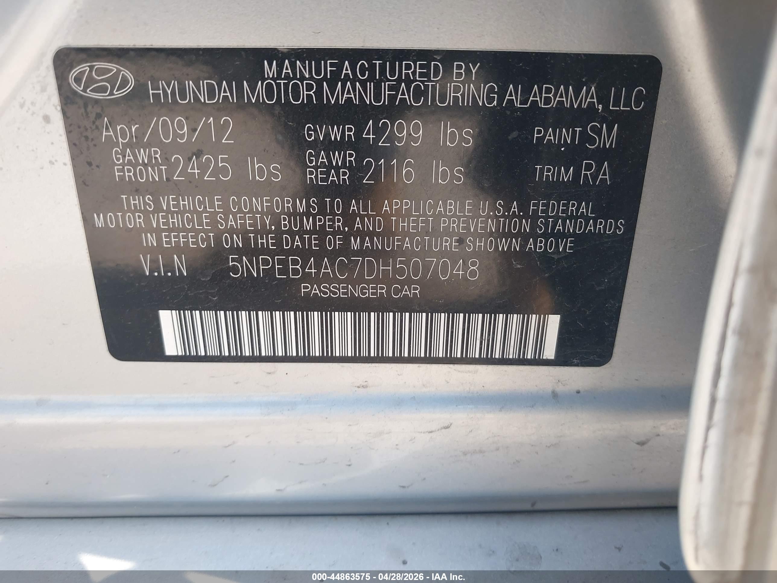 HYUNDAI SONATA image 9