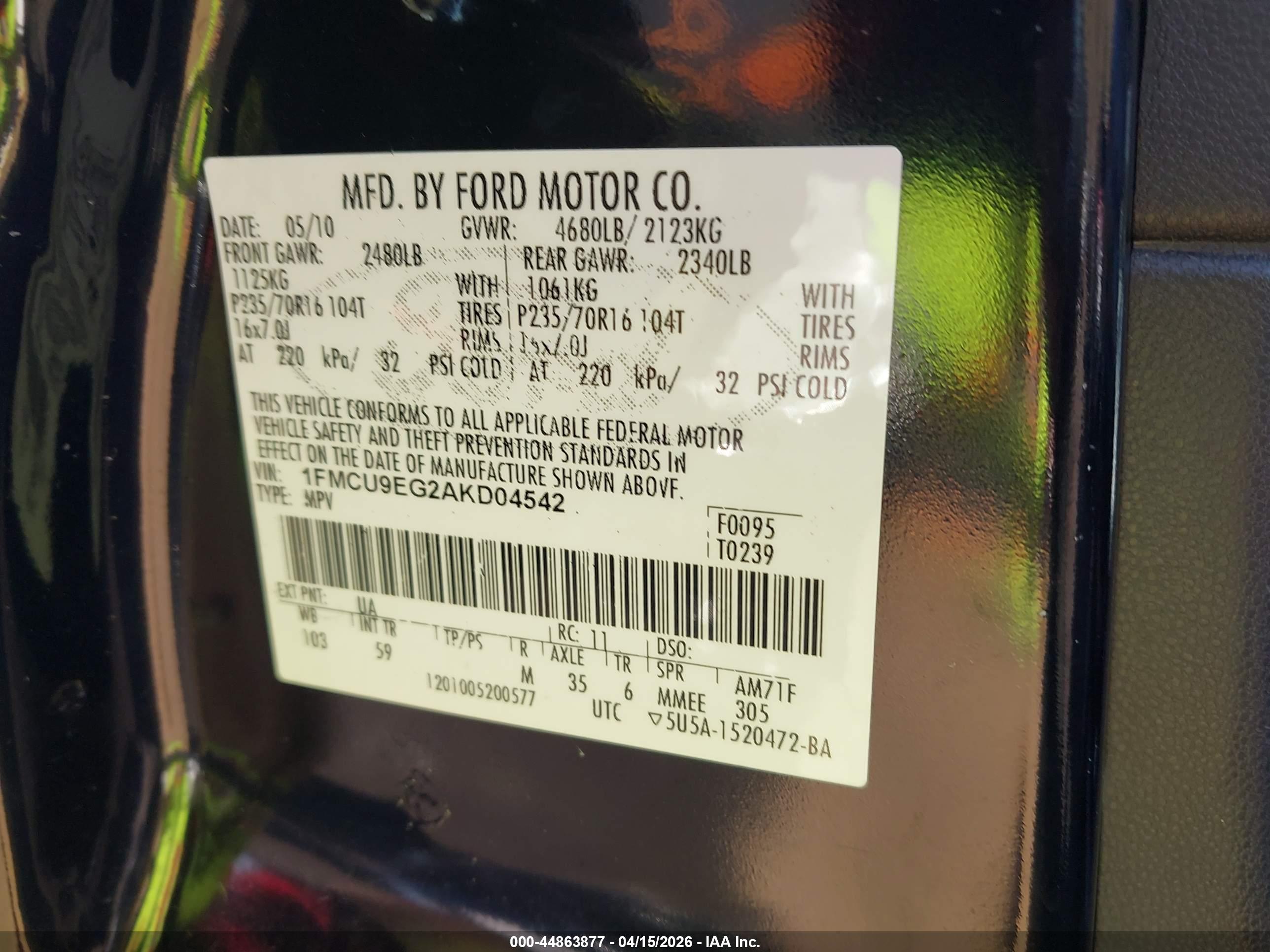 FORD ESCAPE image 9