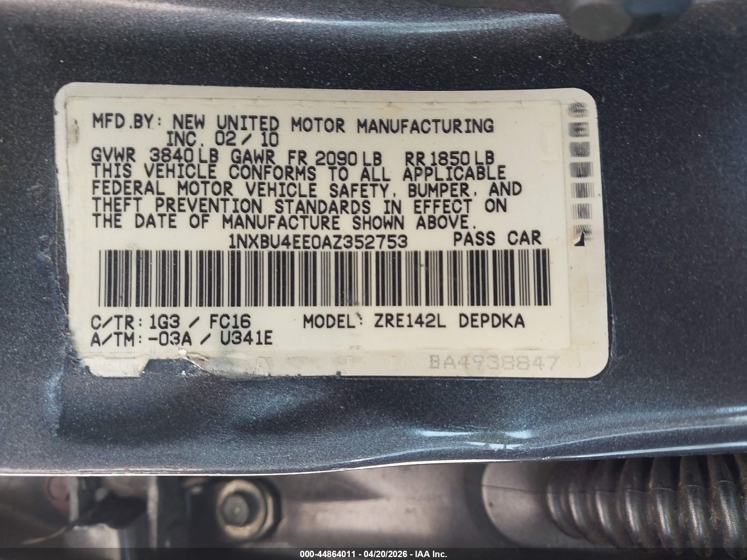 TOYOTA COROLLA image 9