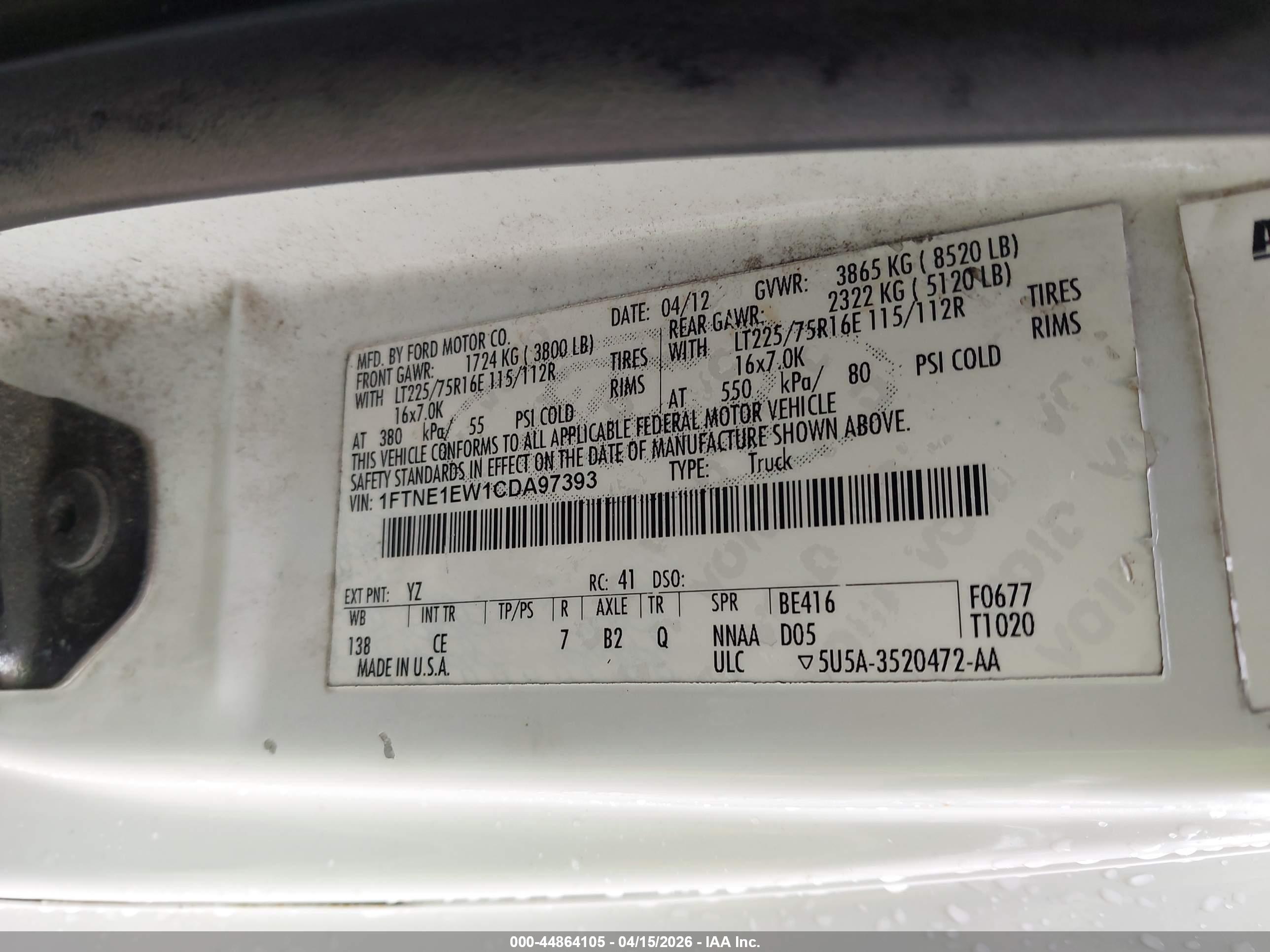 FORD ECONOLINE image 9