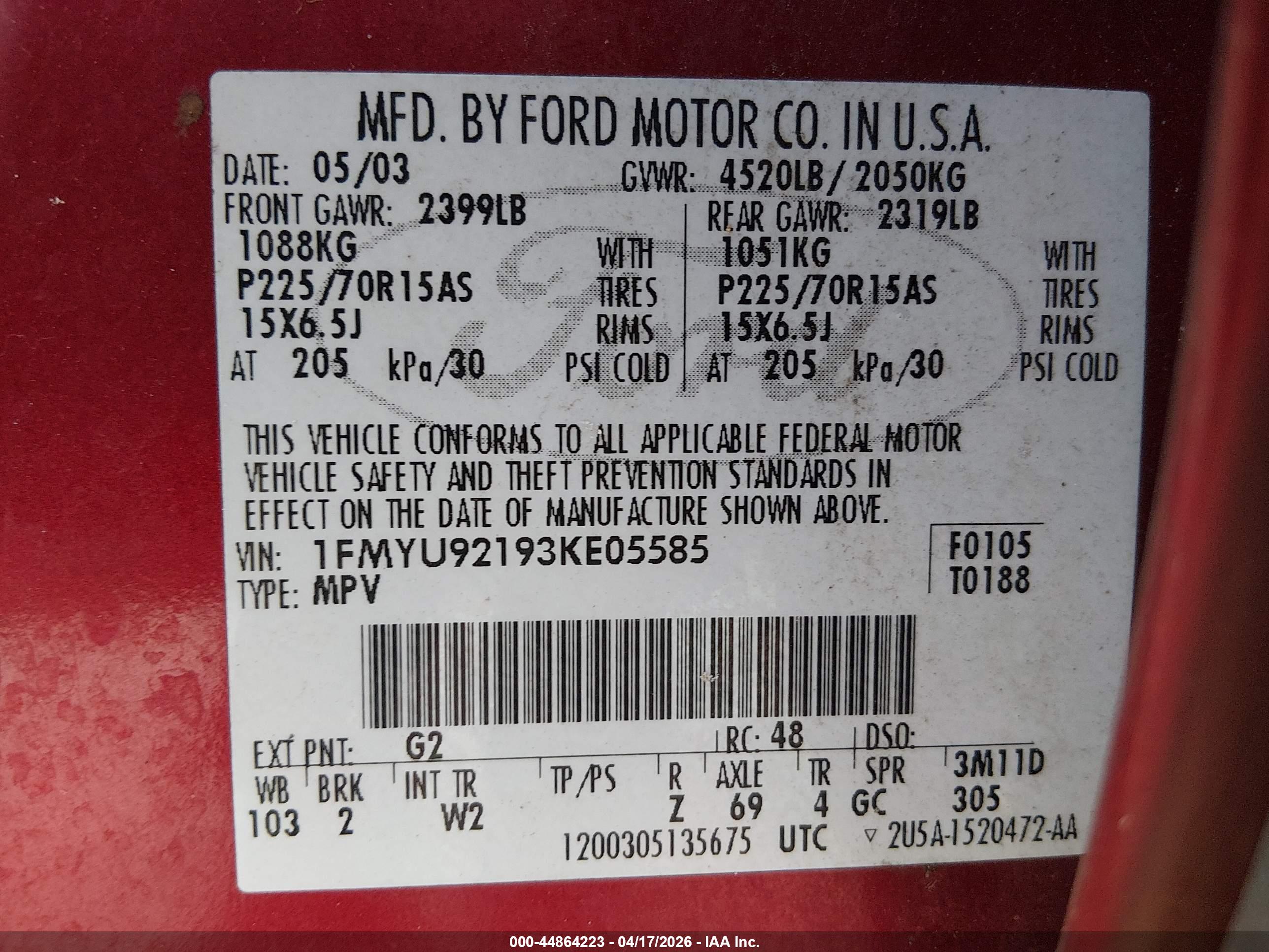 FORD ESCAPE image 9
