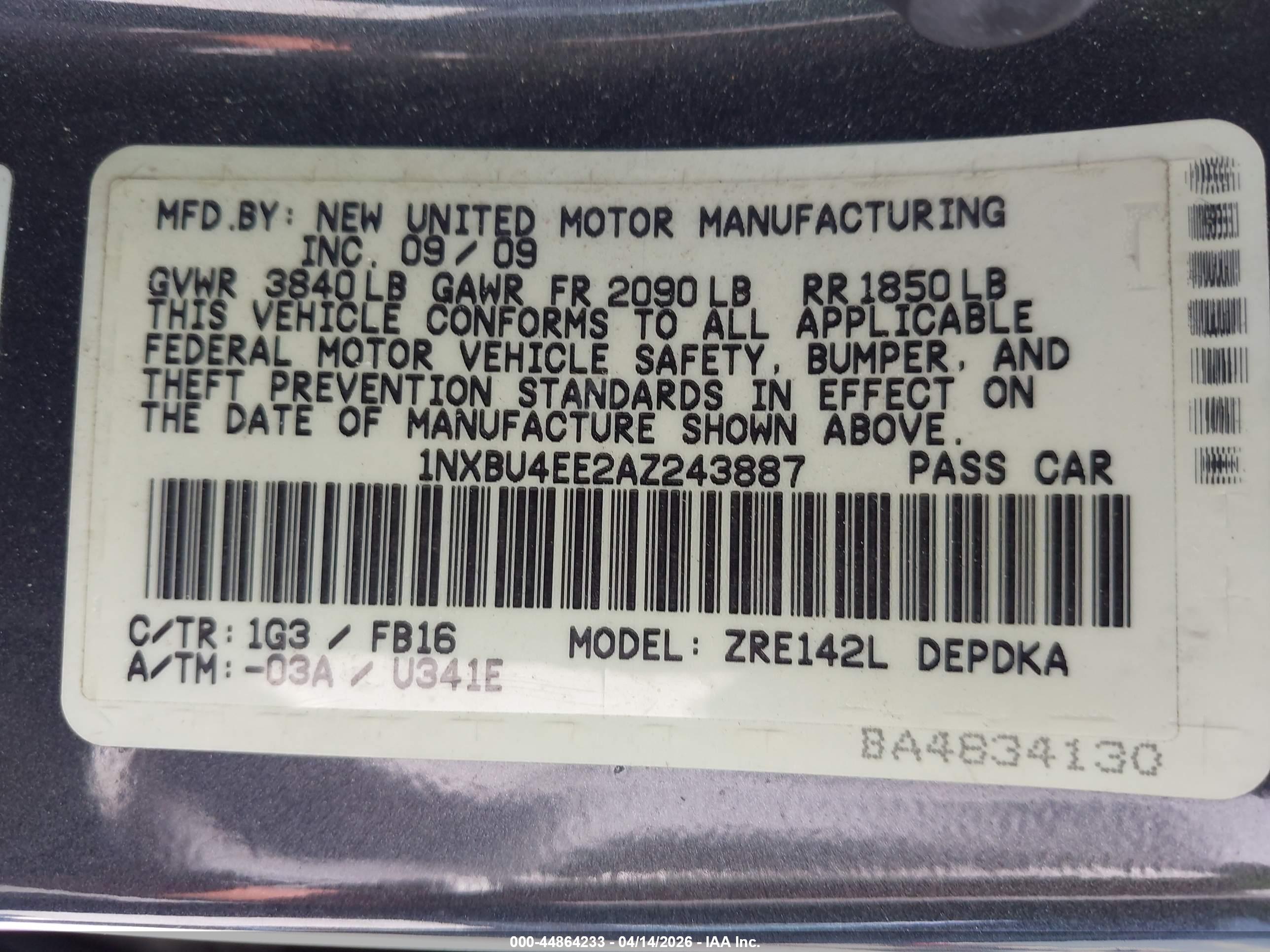 TOYOTA COROLLA image 9