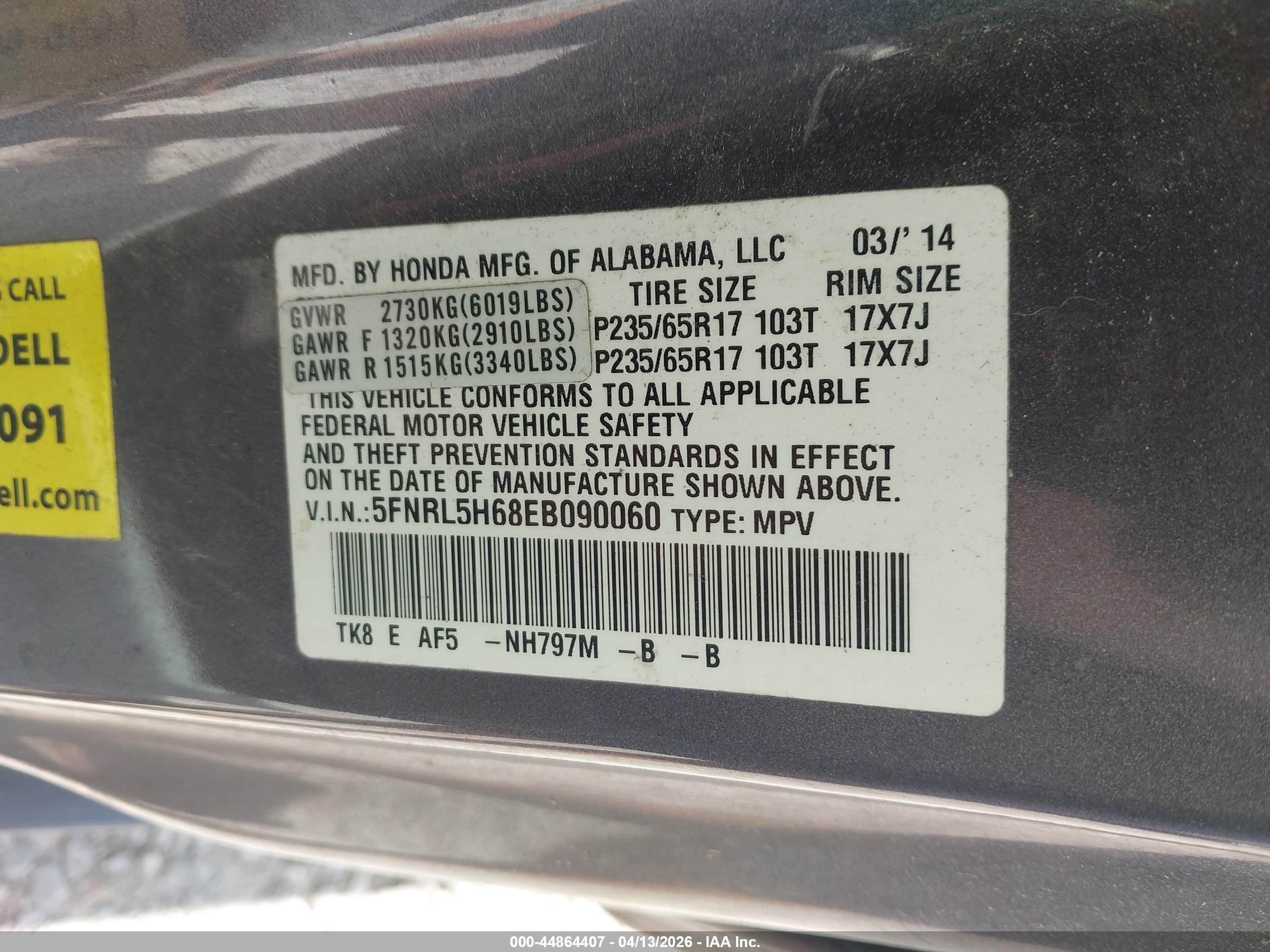 HONDA ODYSSEY image 9