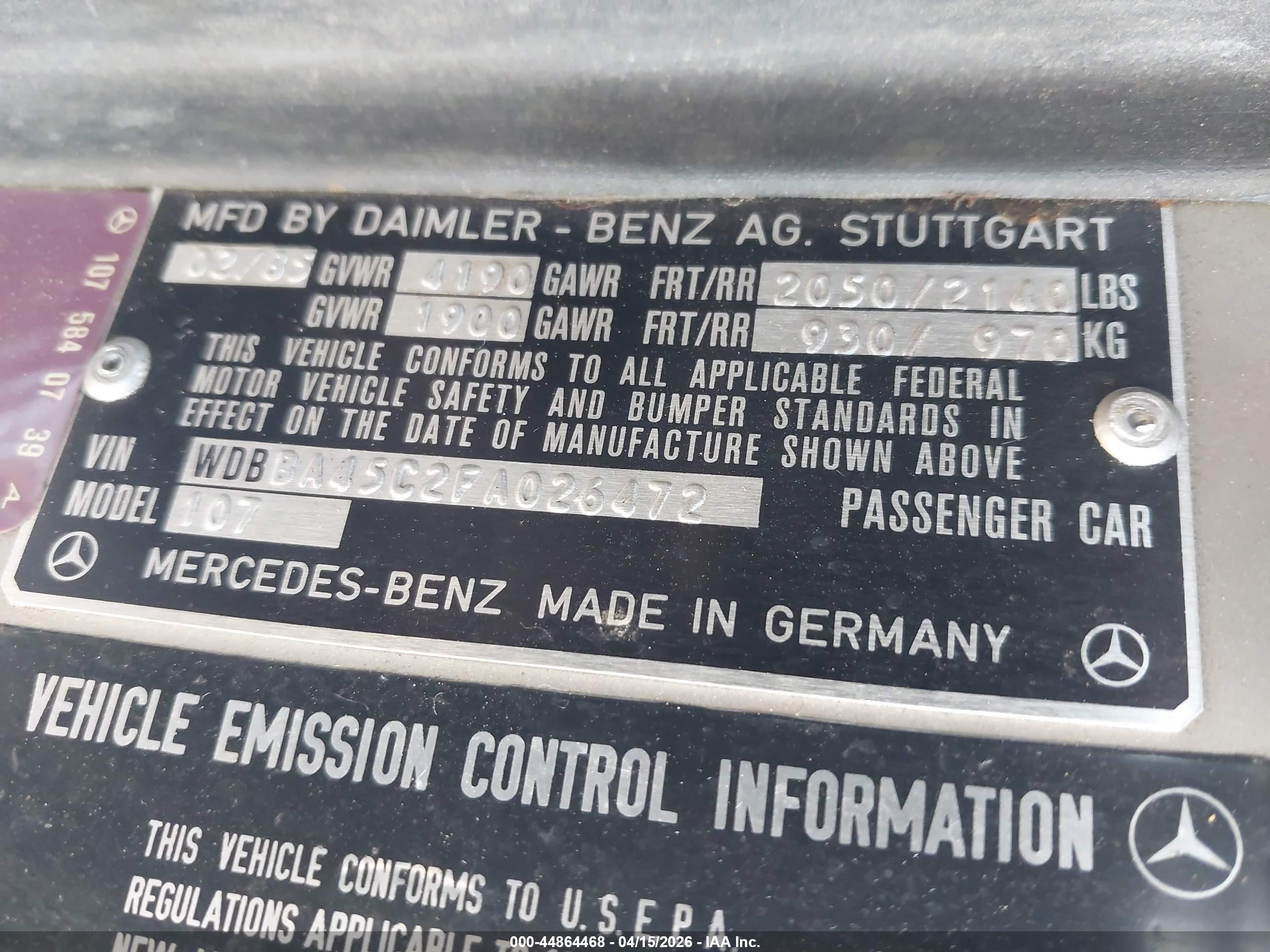 MERCEDES-BENZ 380 image 9
