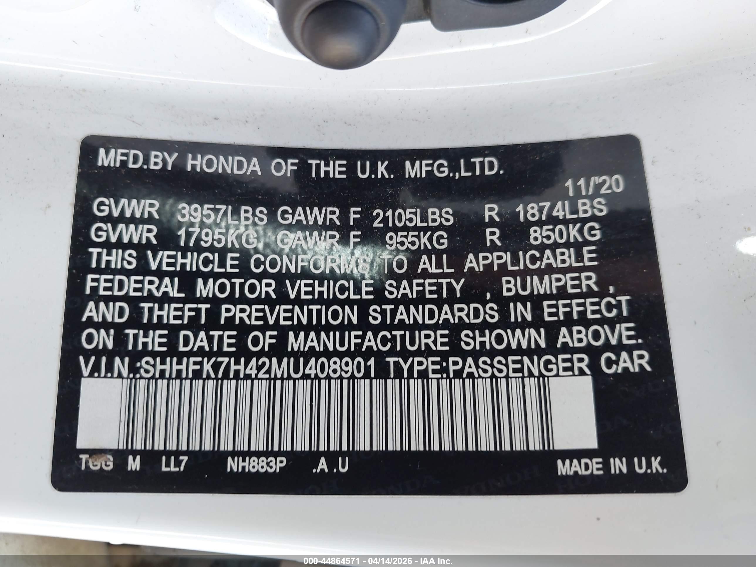 HONDA CIVIC image 9