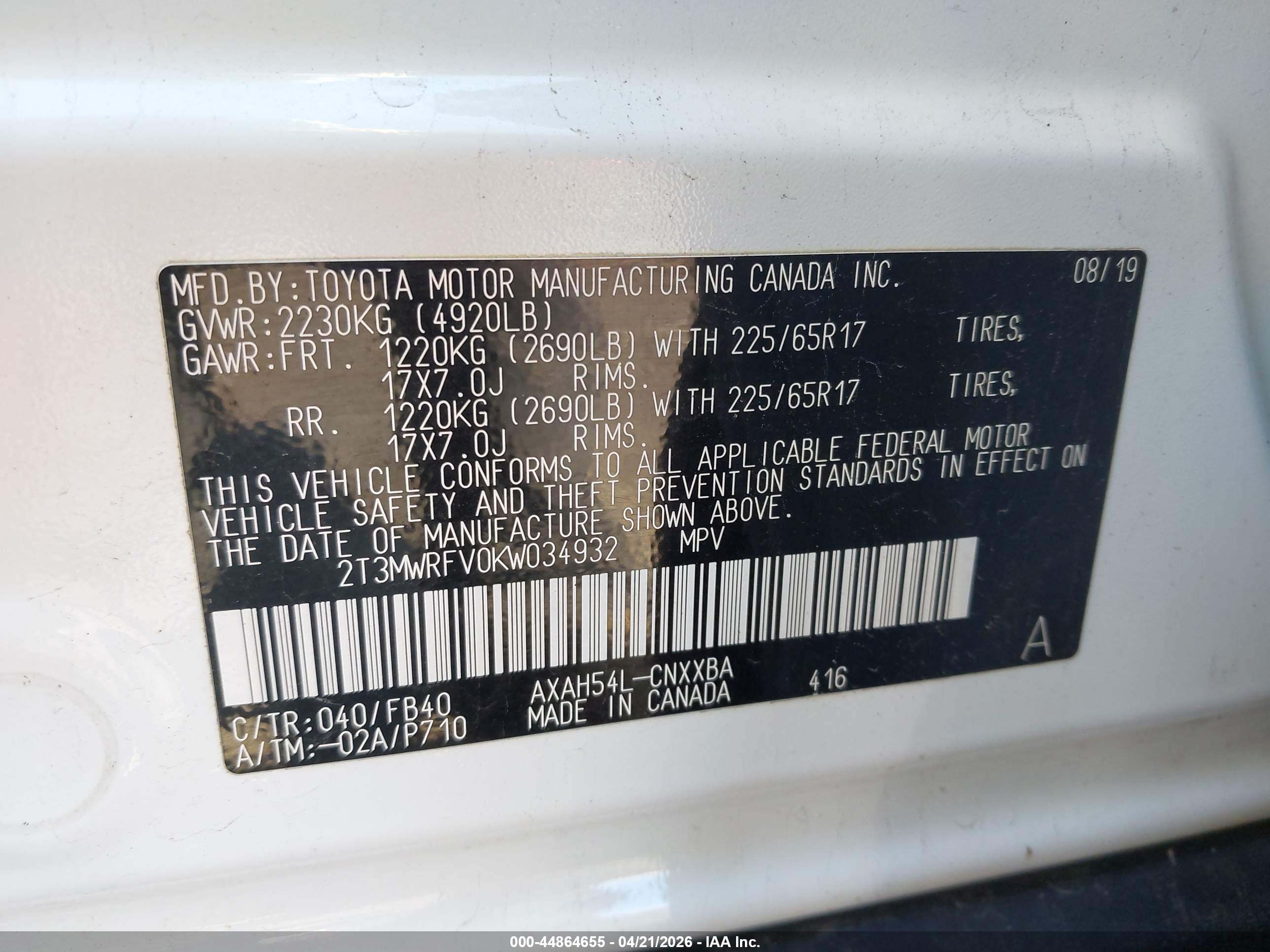 TOYOTA RAV4 image 9